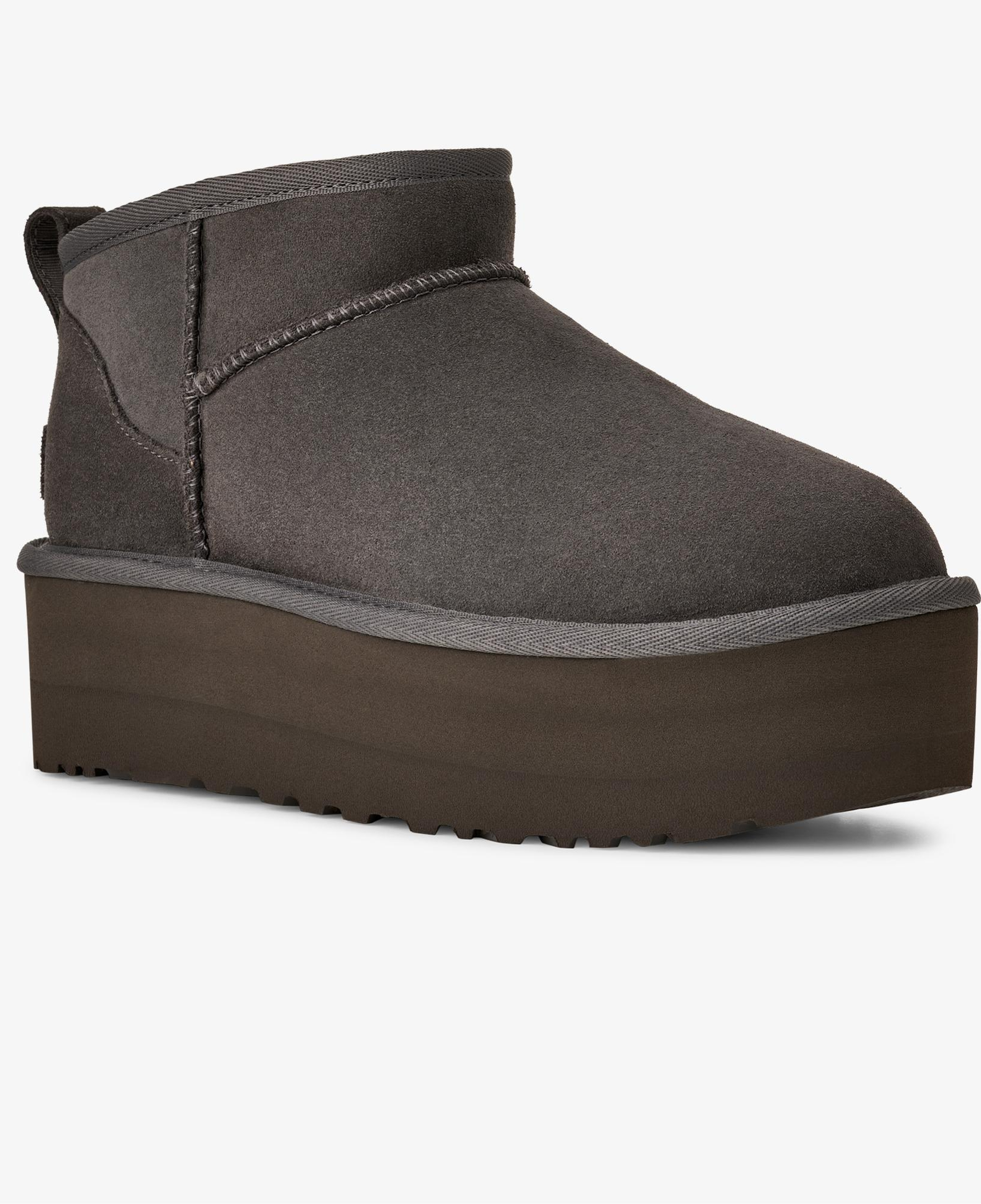 UGG Classic Ultra Mini Platform Kadın Antrasit Bot