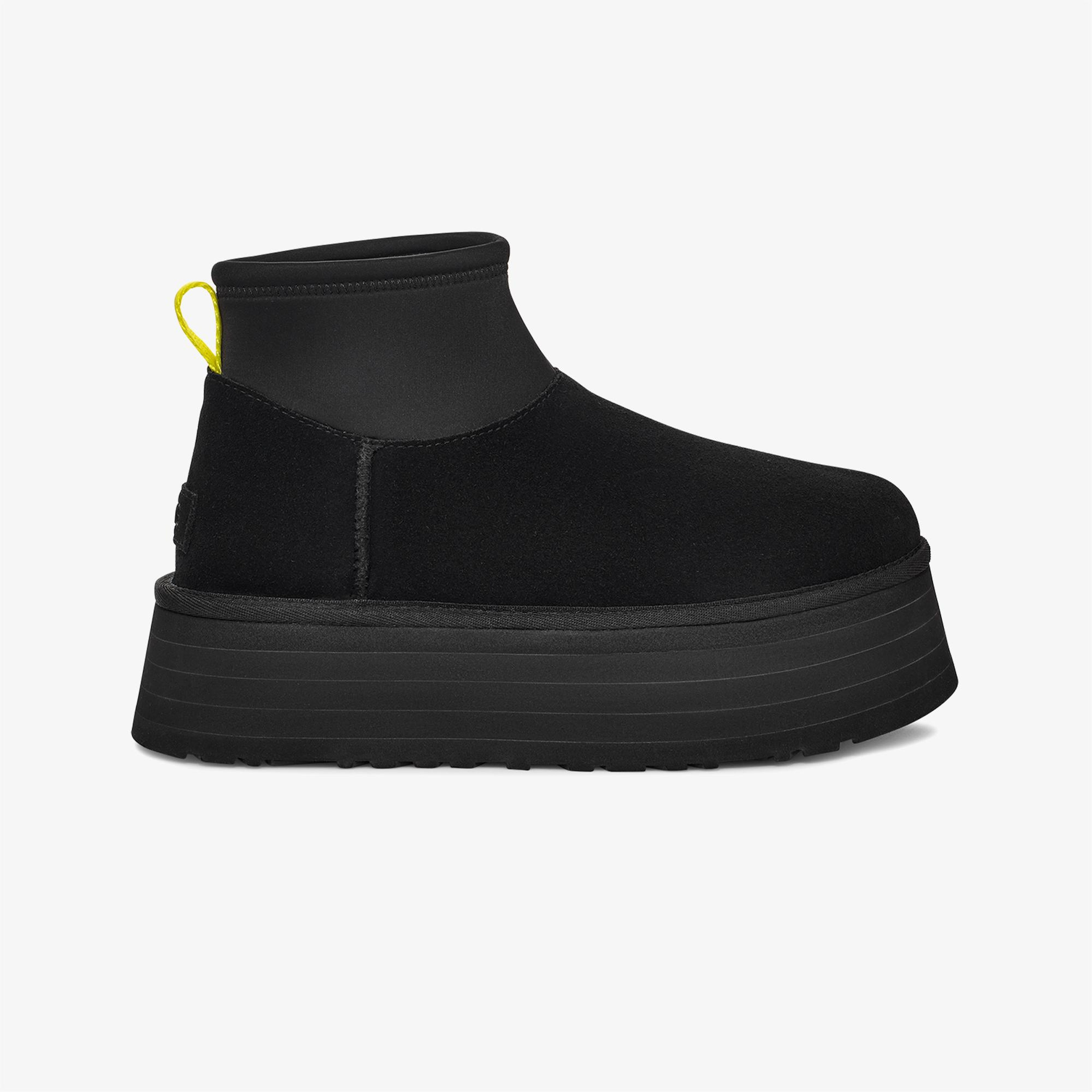 UGG Classic Mini Dipper Kadın Siyah Bot 1168170-BLK | FashFed