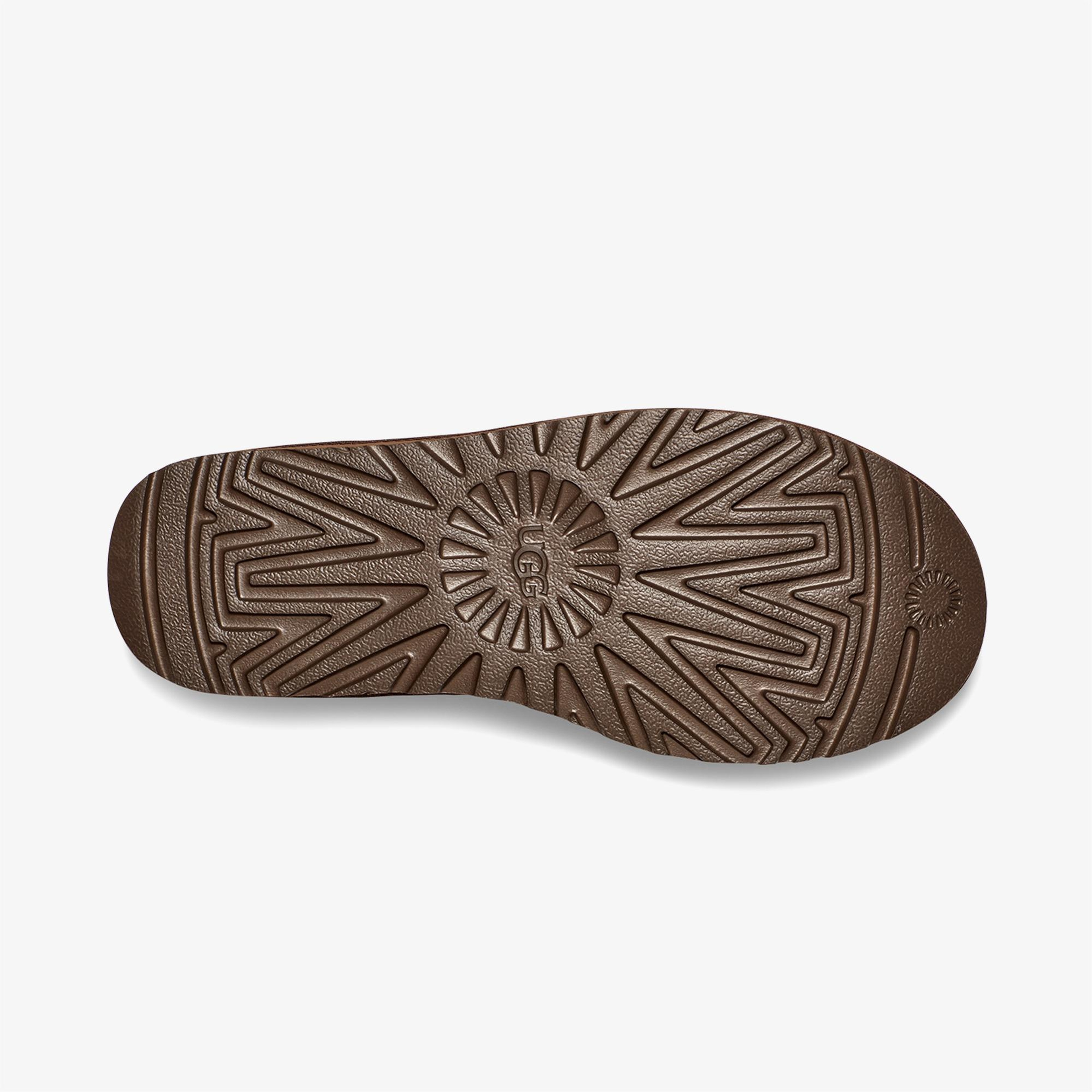 UGG Classic Ultra Mini Leather Regen Kadın Koyu Kahverengi Bot