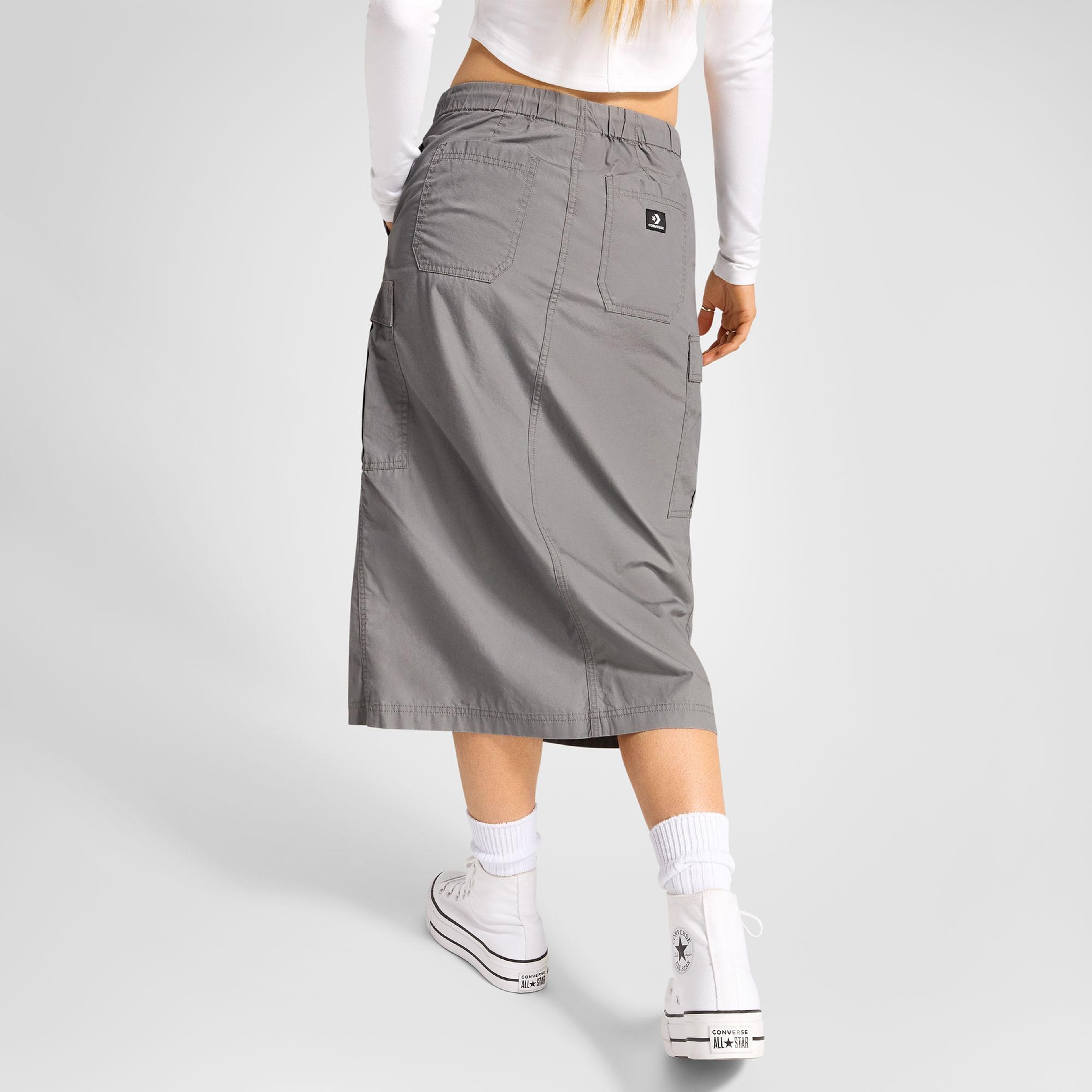 Converse Cargo Kadın Gri Etek