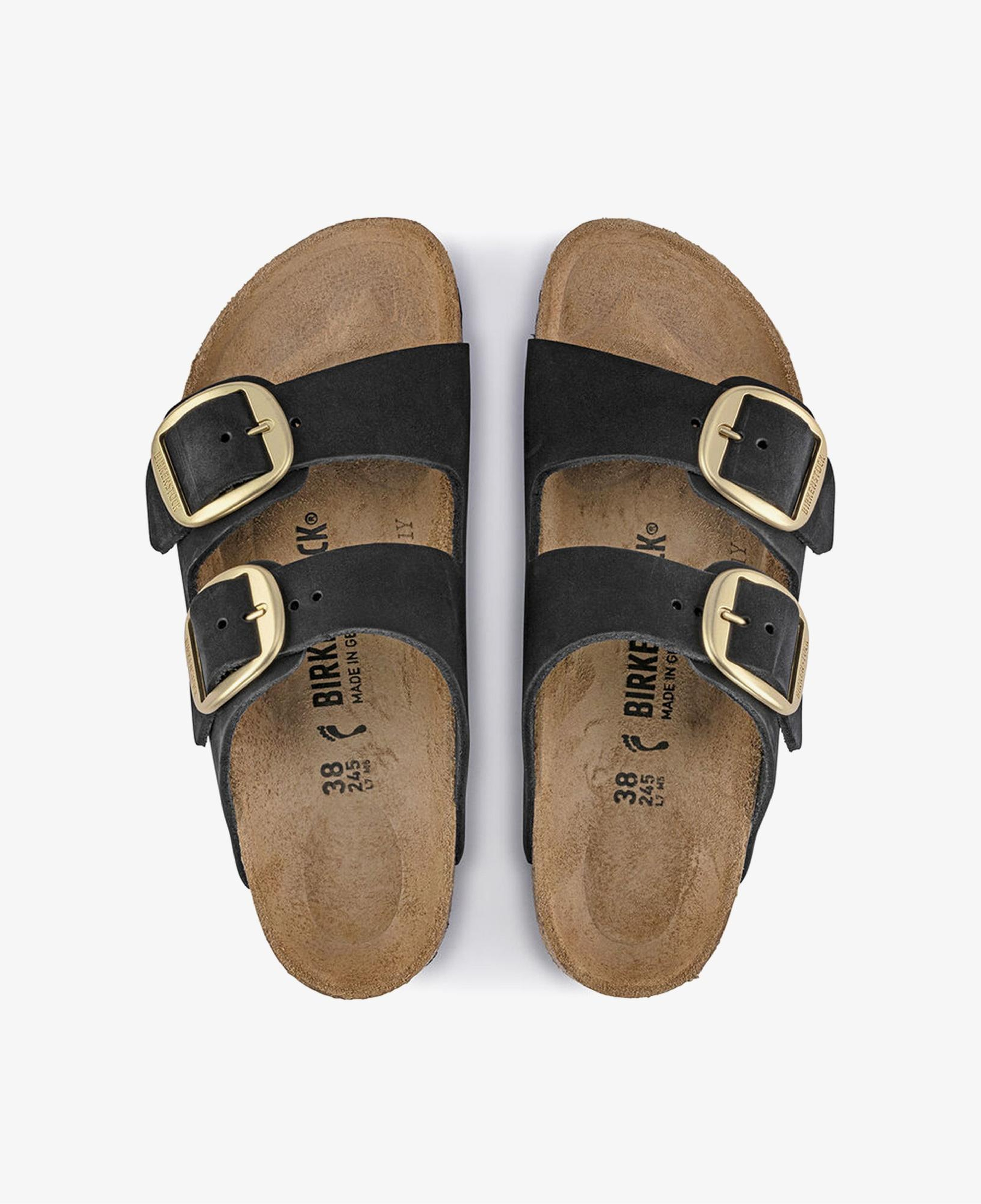 Birkenstock Arizona Big Buckle Lenb Kadın Siyah Terlik