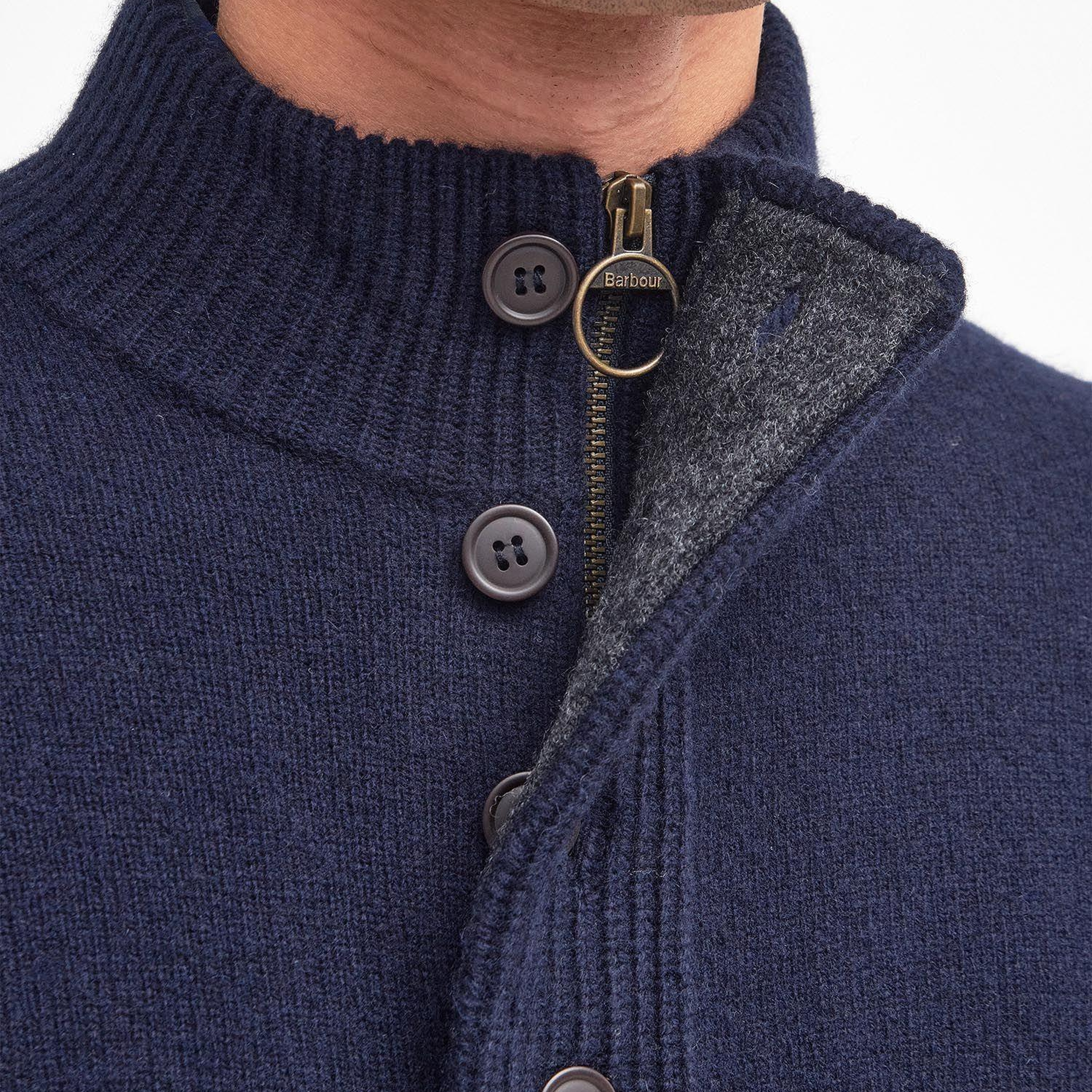 Barbour Patch Half Zip Kazak