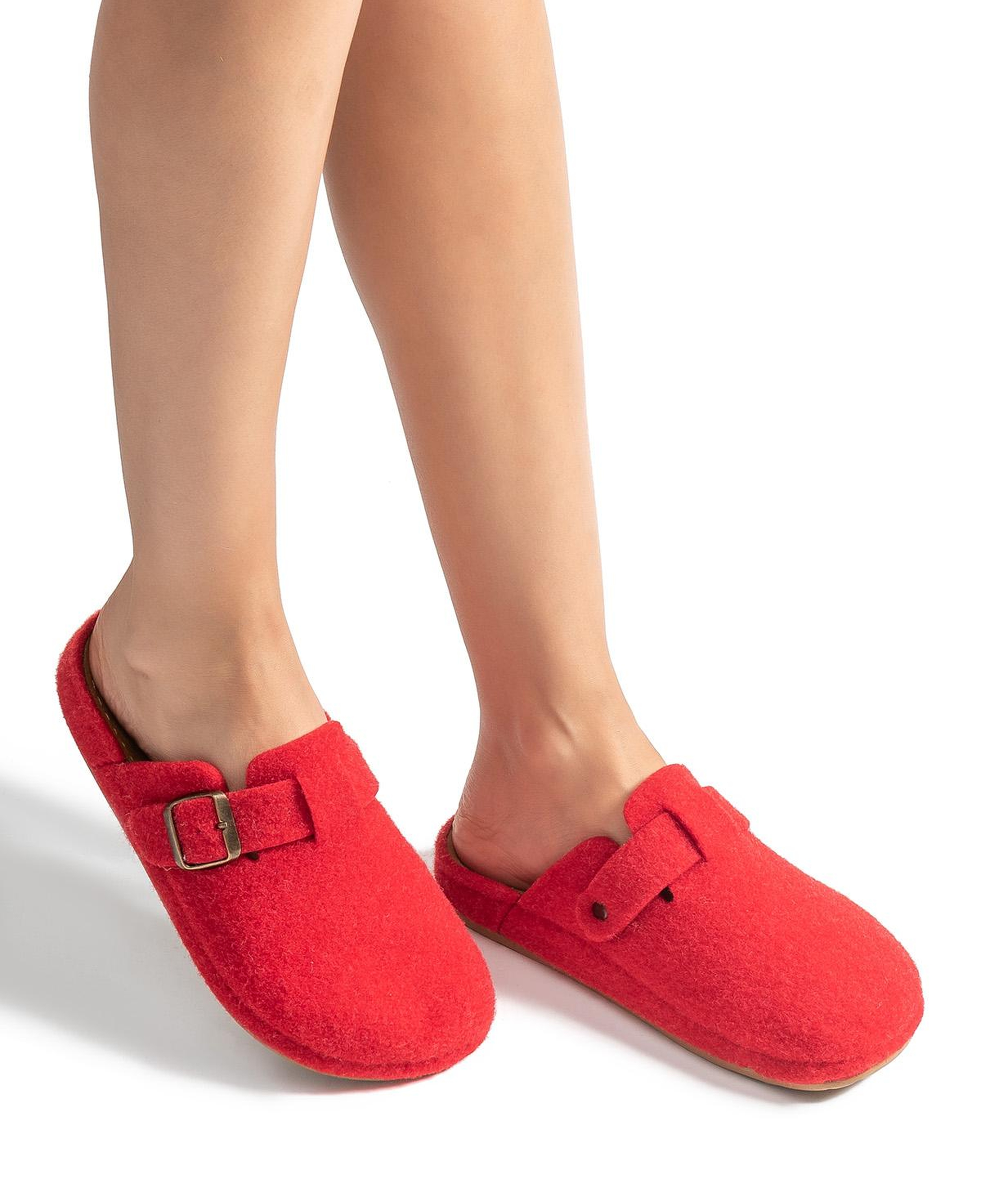 Tuana Kadın,Garson Boy Ev Terliği Kırmızı 36/40