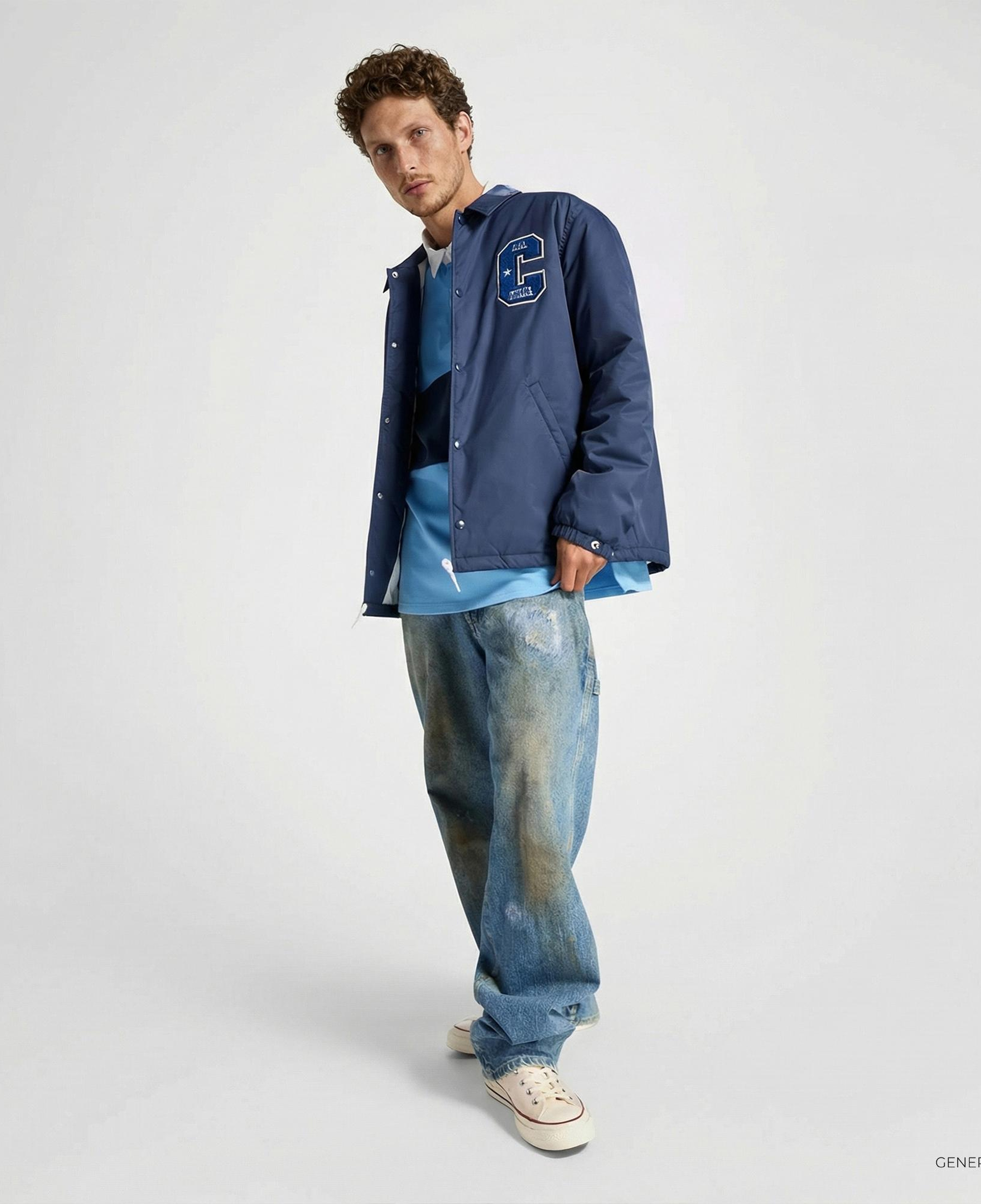 Converse Erkek Lacivert Yağmurluk