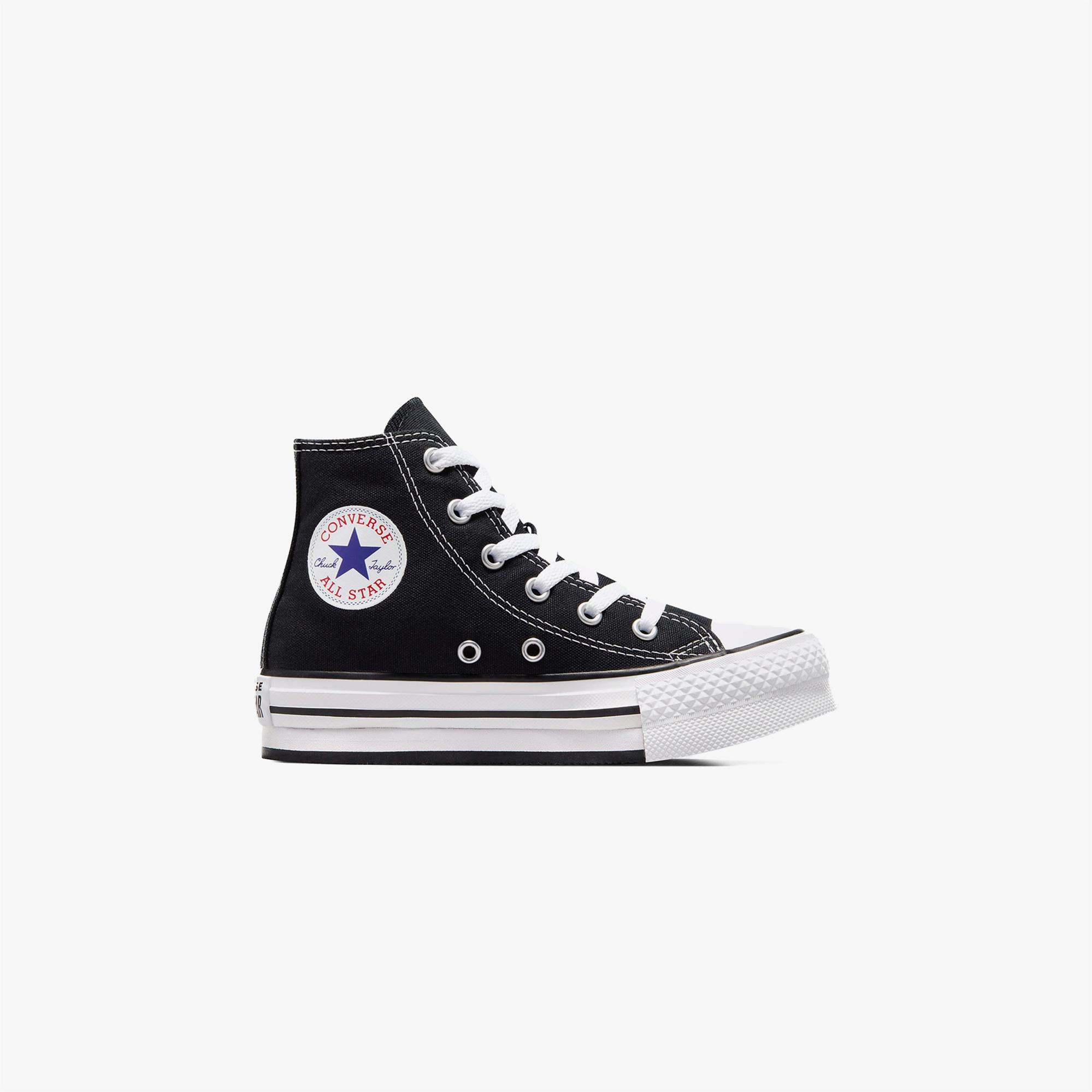 Converse Chuck Taylor All Star Eva Lift Çocuk Siyah Platform Sneaker