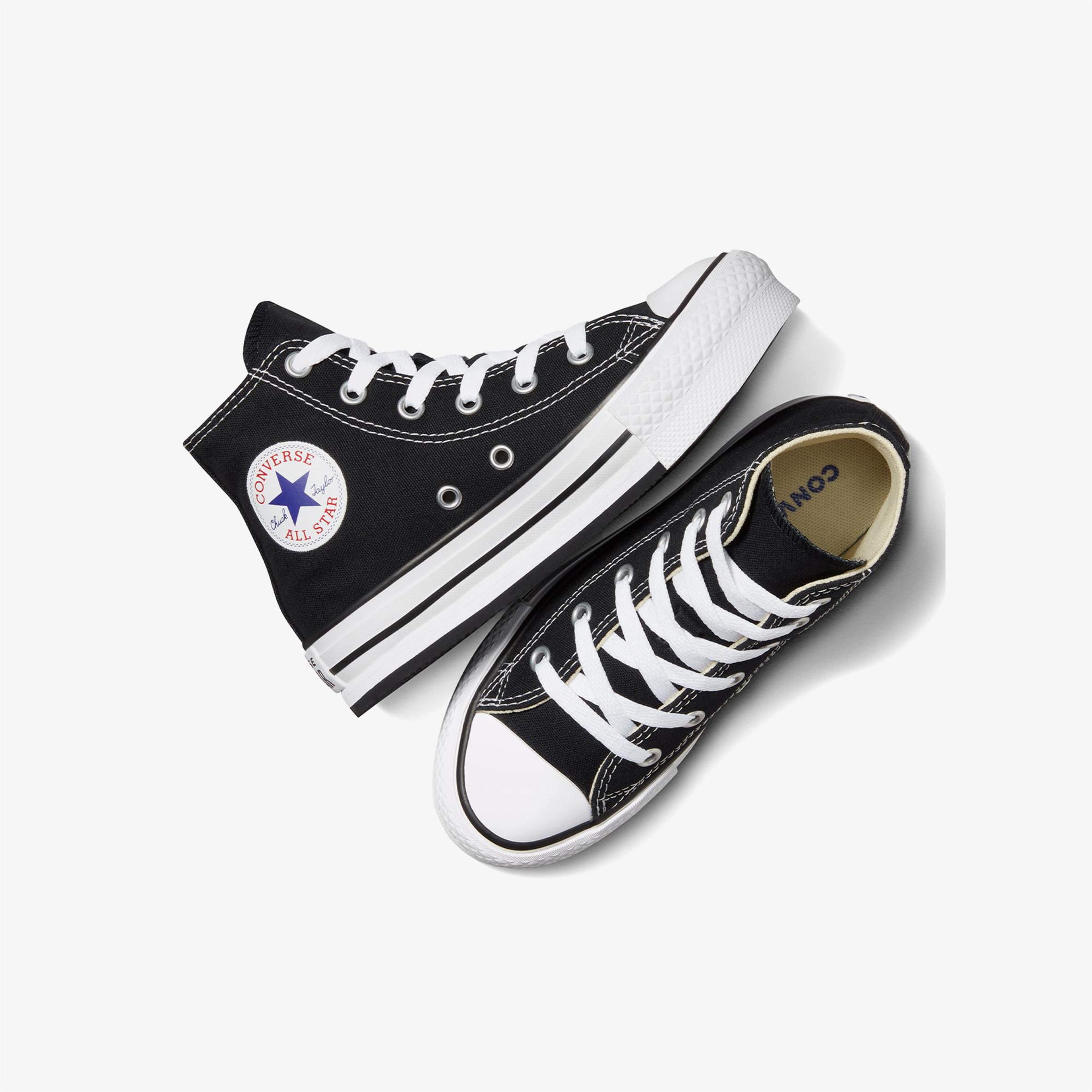 Converse Chuck Taylor All Star Eva Lift Çocuk Siyah Platform Sneaker