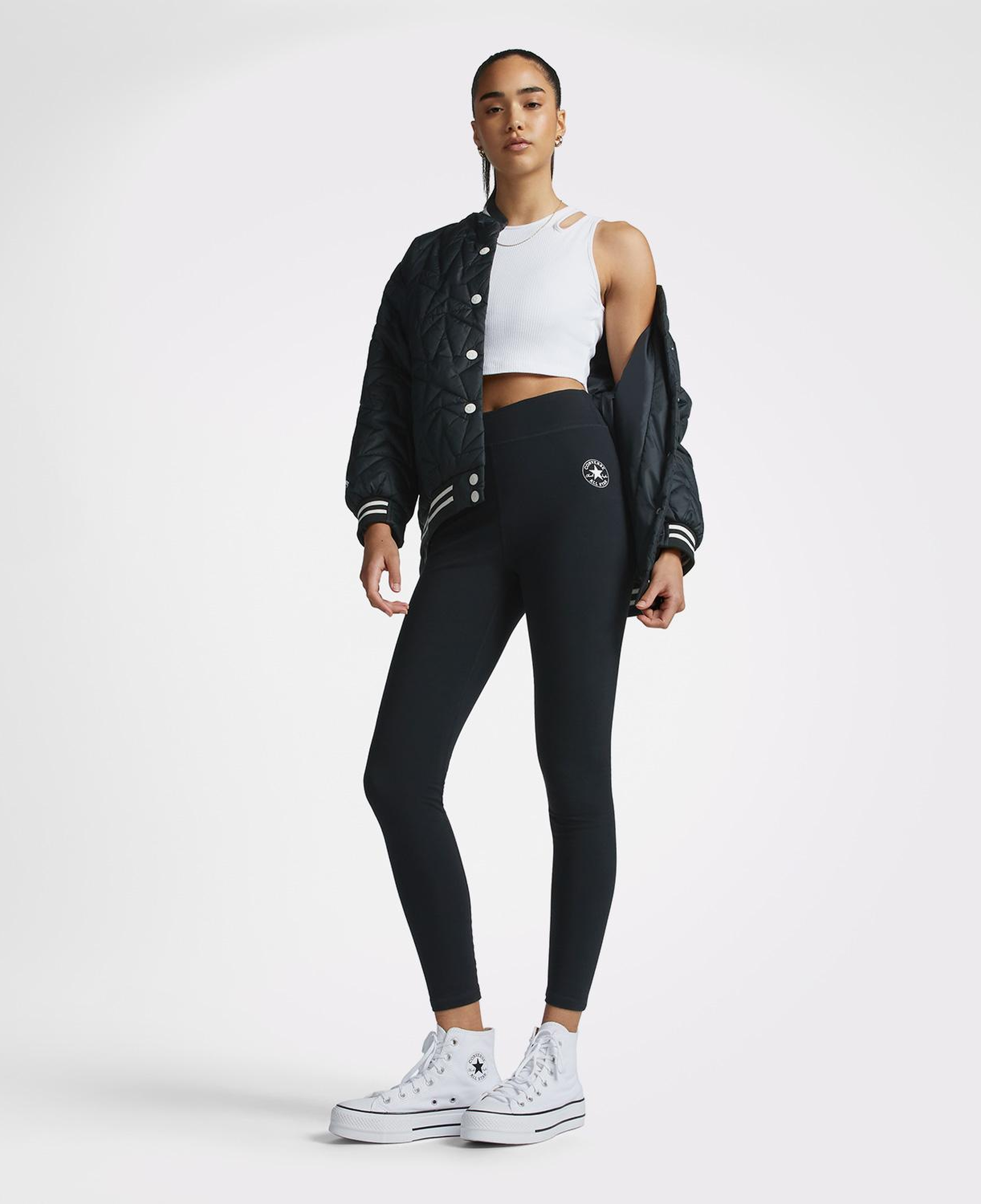 Converse Chuck Taylor Kadın Siyah Tayt