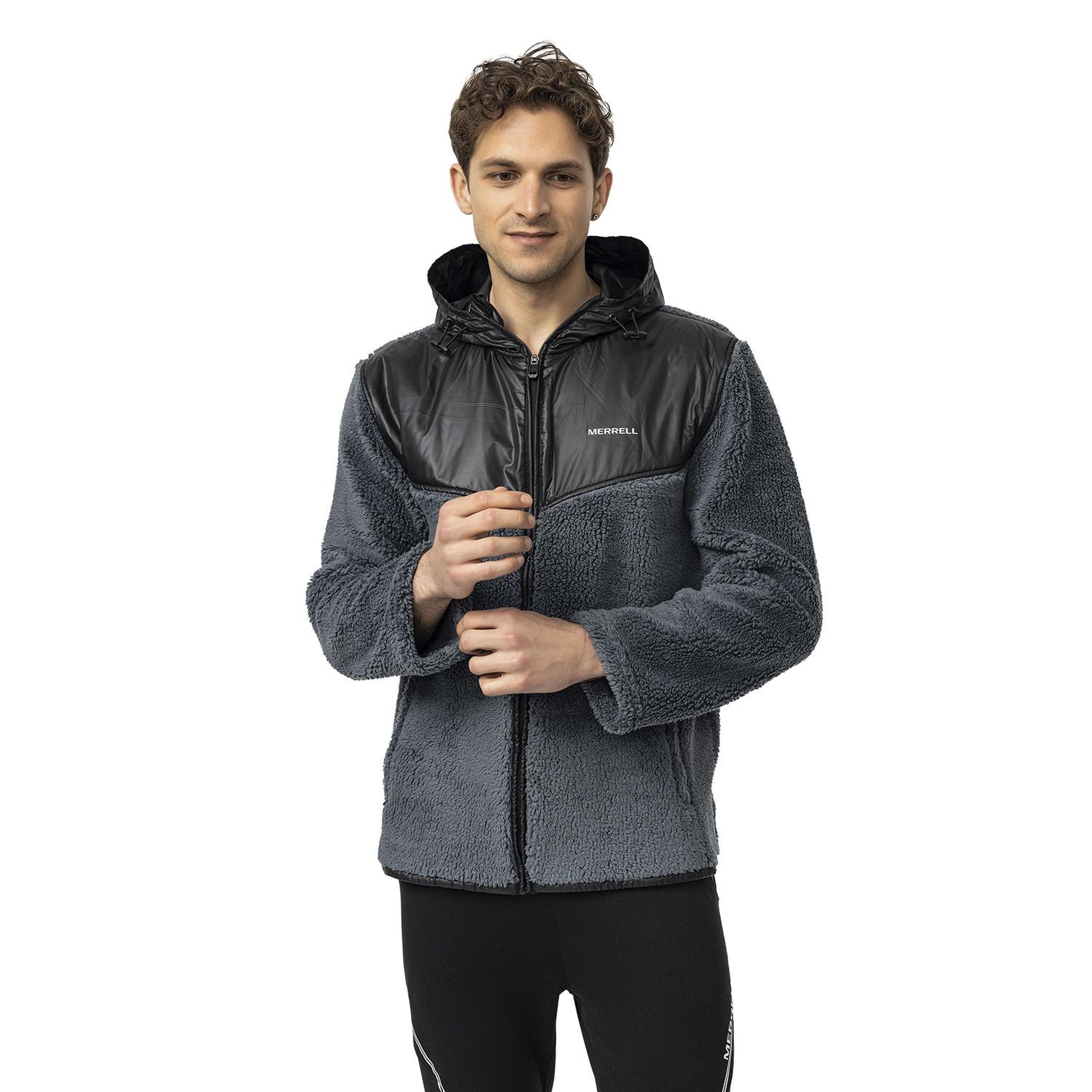 Merrell Job Erkek Gri Polar Ceket