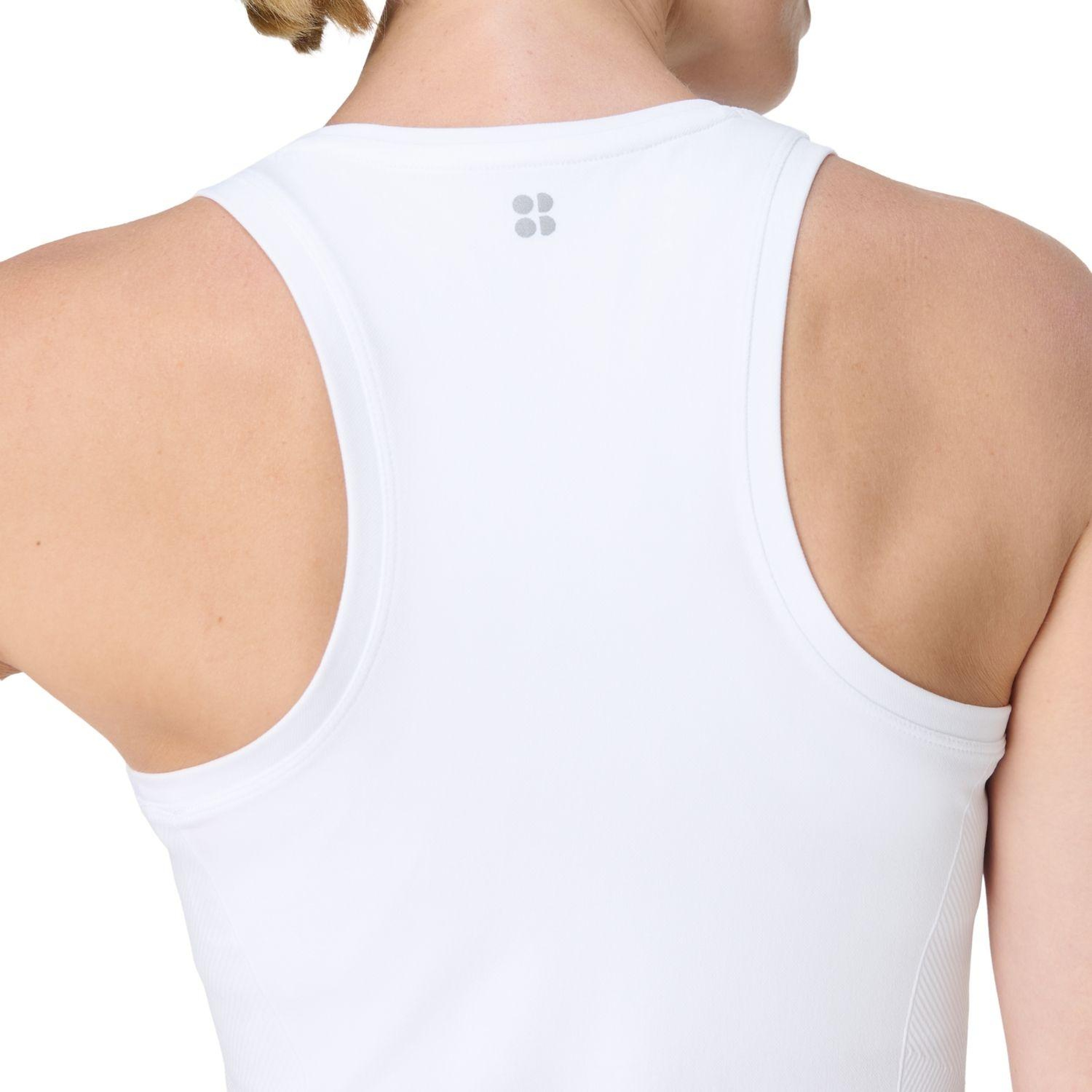 Sweaty Betty Athlete Seamless Workout Tank Kadın Beyaz Fitness Tişört