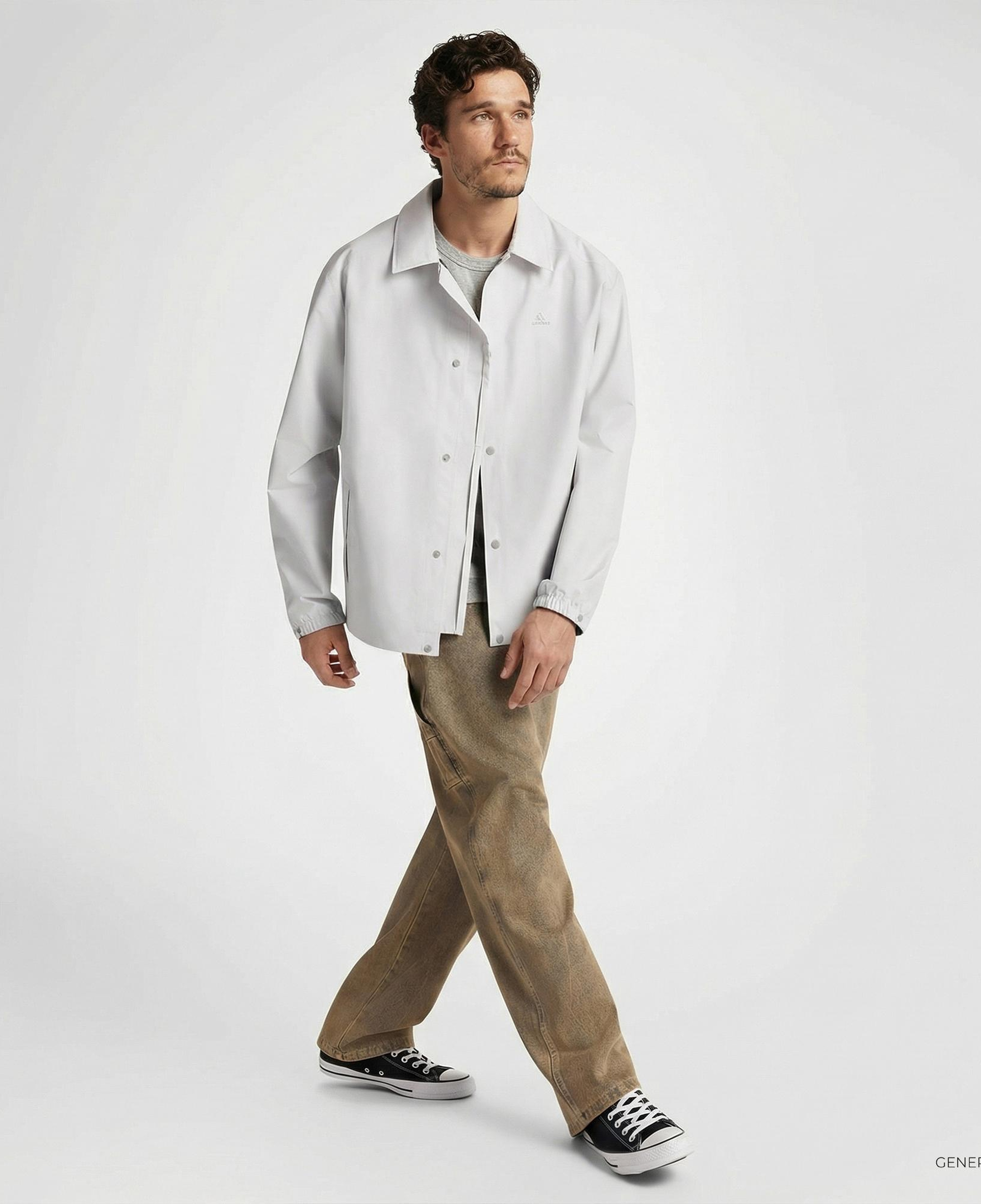 Converse Erkek Beyaz Yağmurluk