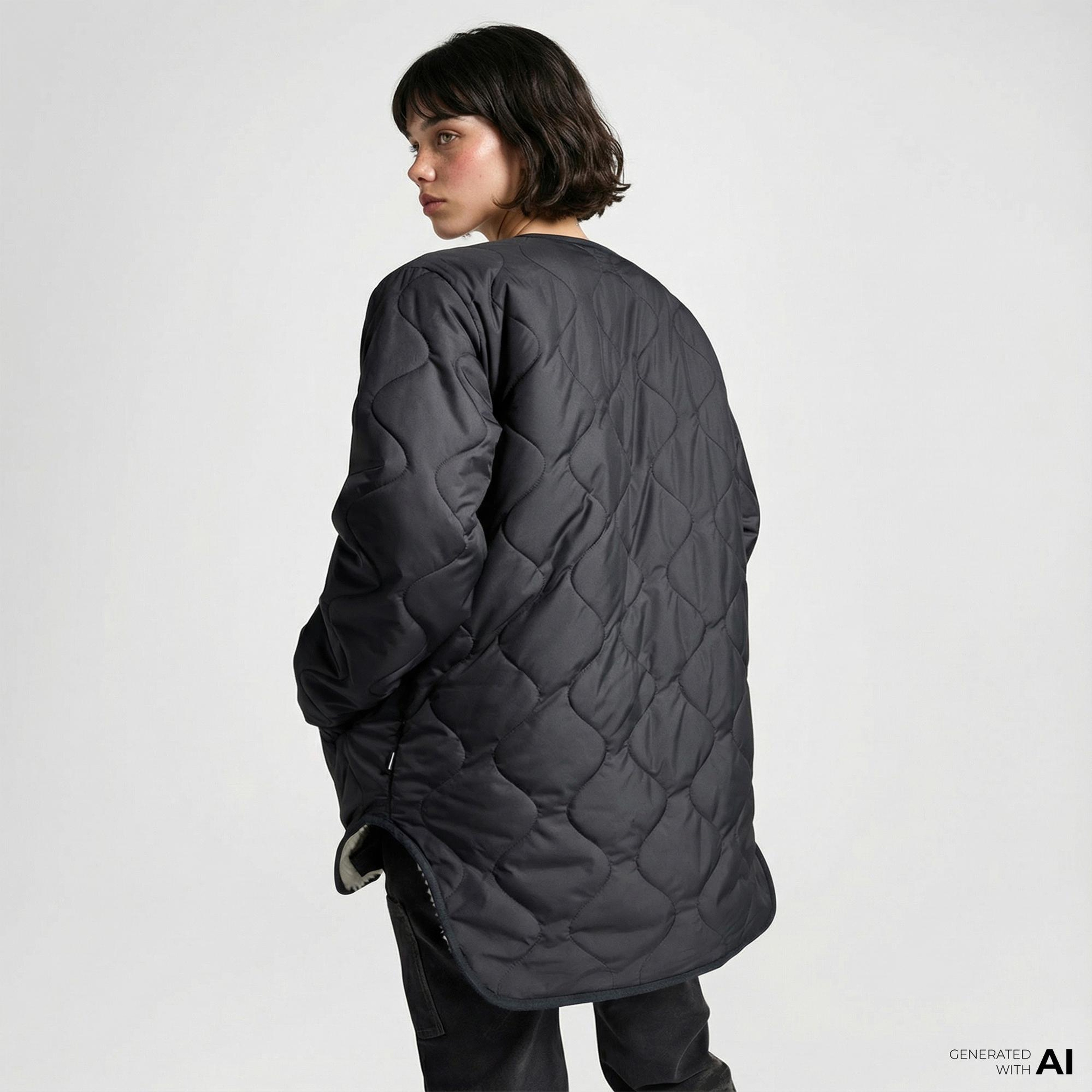 Converse Malden Liner Kadın Siyah Ceket