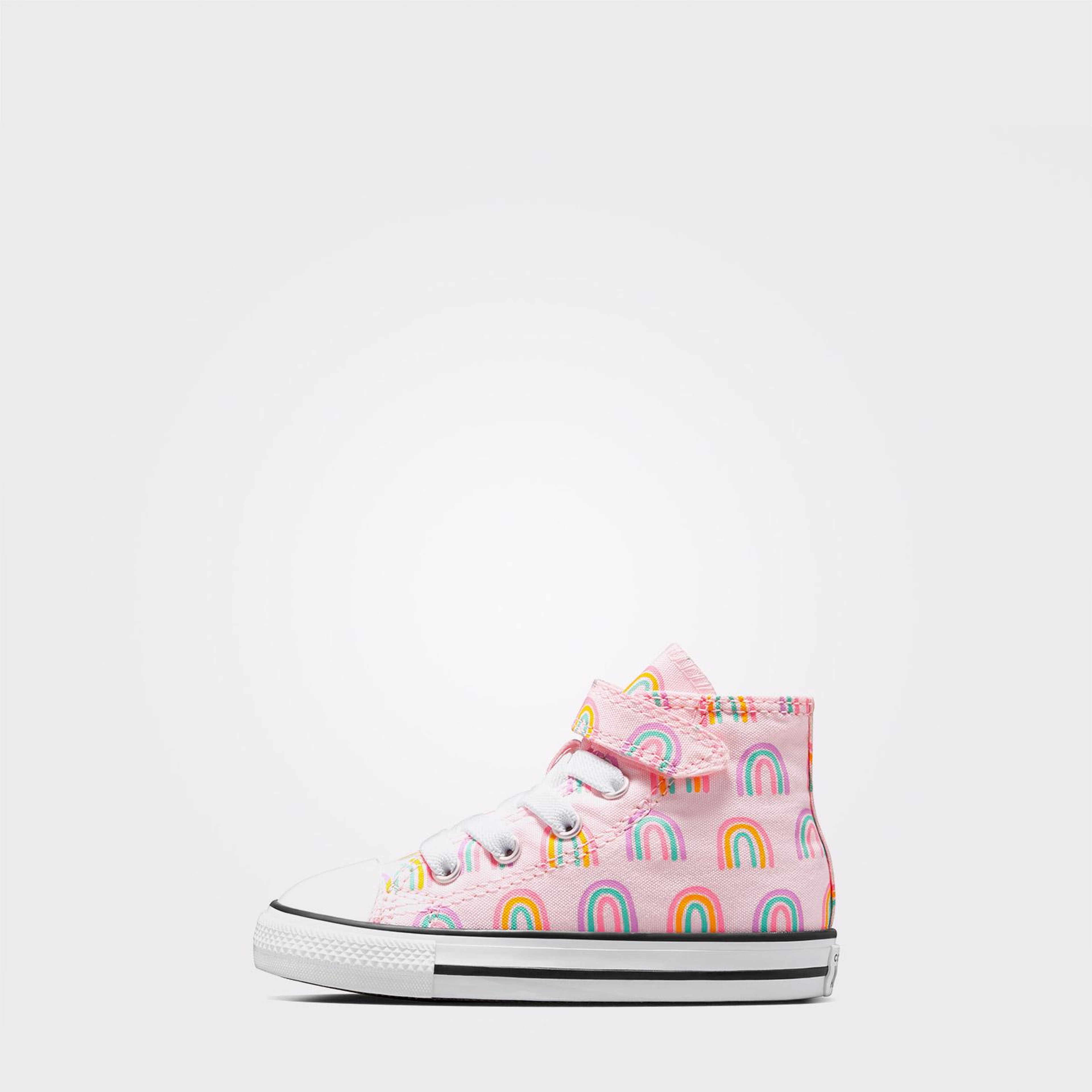 Converse Chuck Taylor All Star Easy-On Rainbows Çocuk Pembe Sneaker