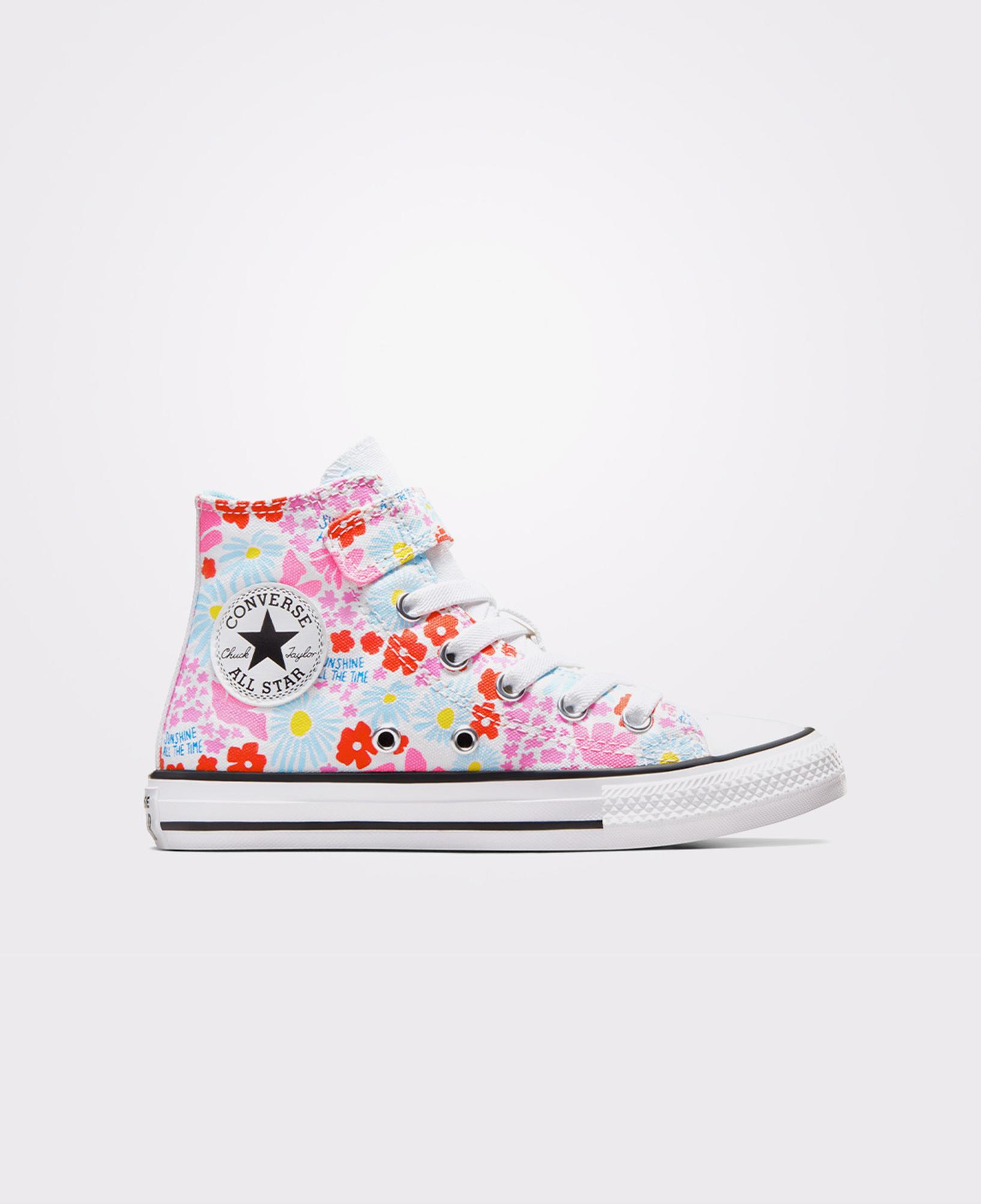 Converse Chuck Taylor All Star Easy On Floral Çocuk Renkli Sneaker