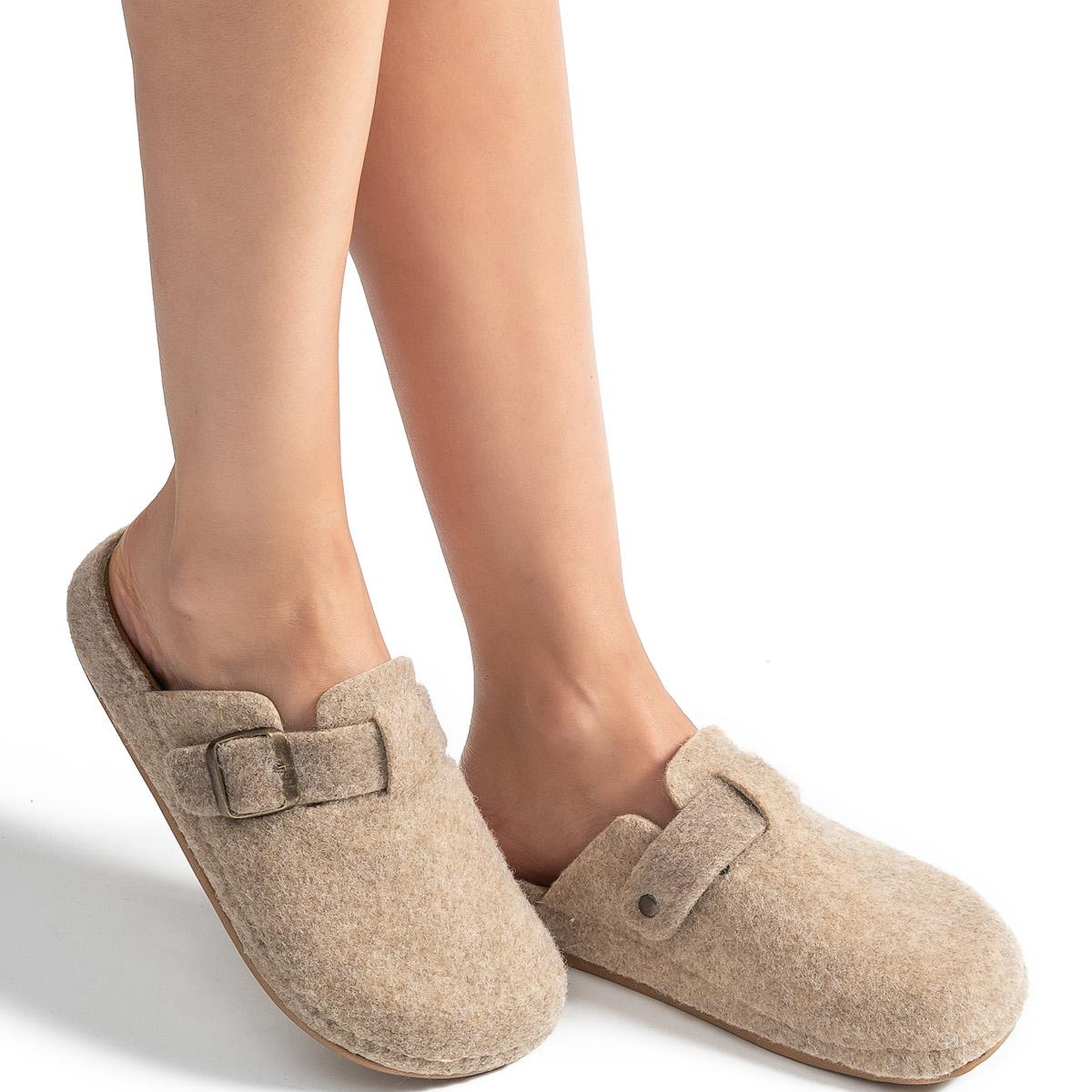 Tuana Kadın,Garson Boy Ev Terliği Bej 36/40