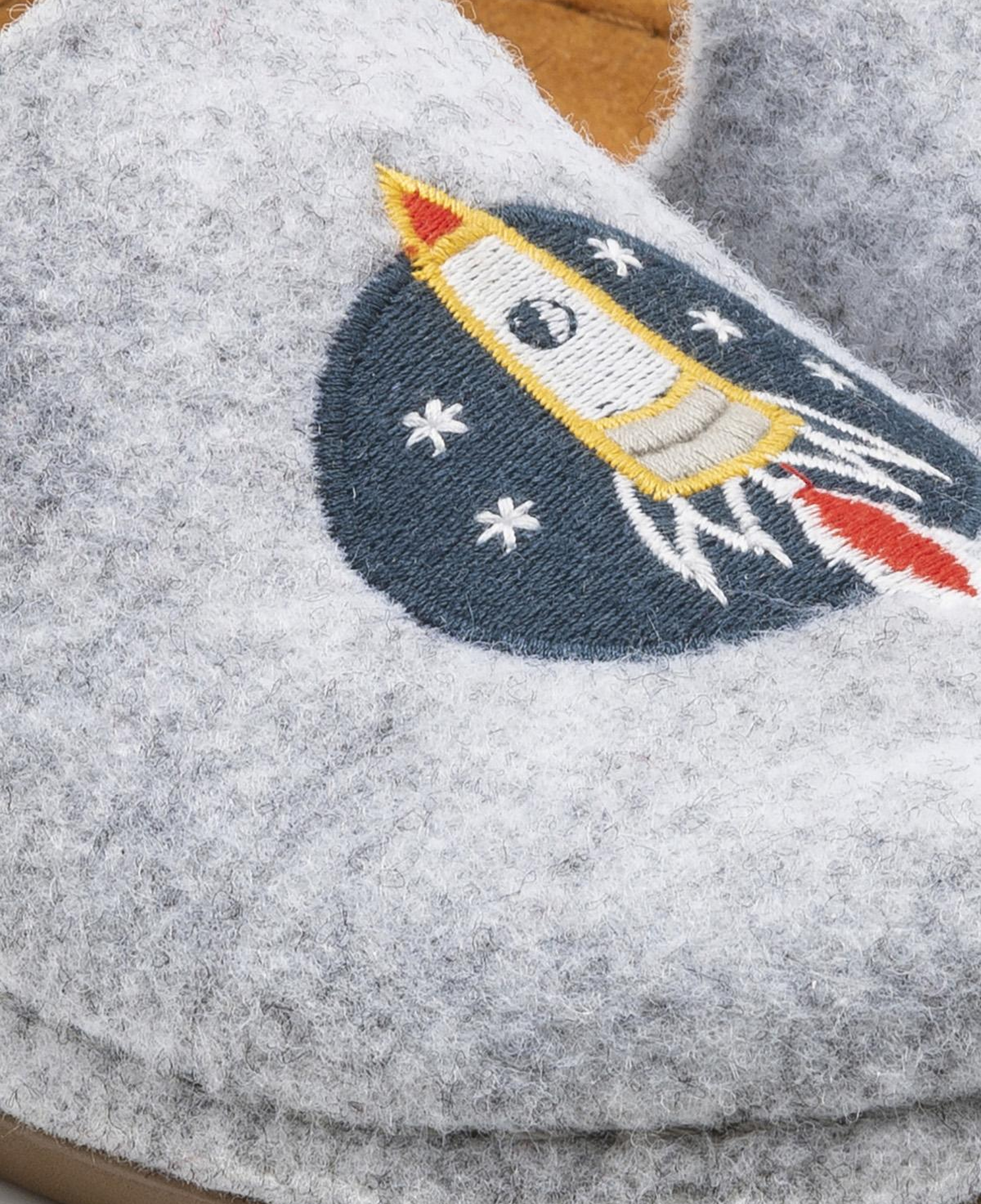 Roket Çocuk Ev Terliği Gri 30/35