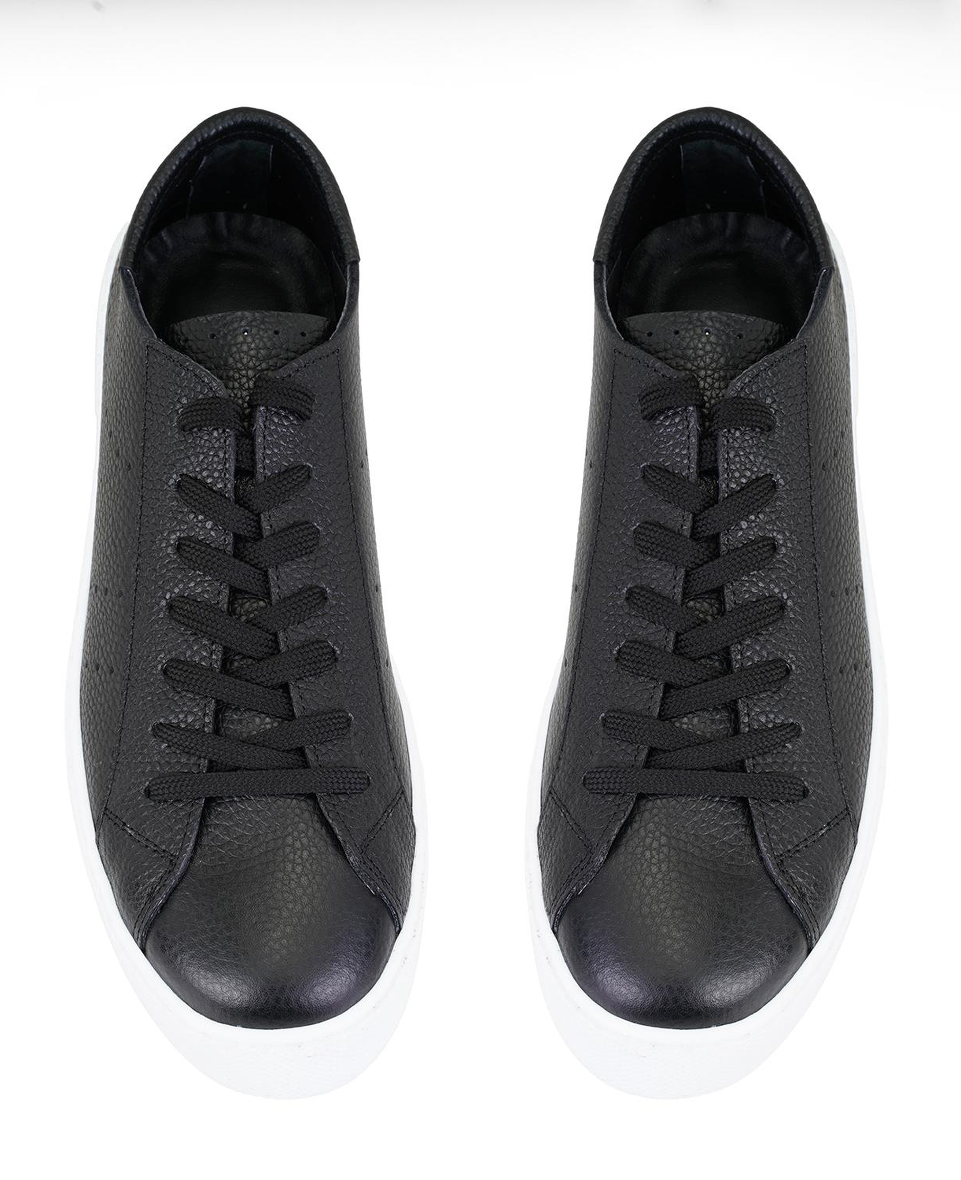 Kadın Siyah Deri Spor Ayakkabı