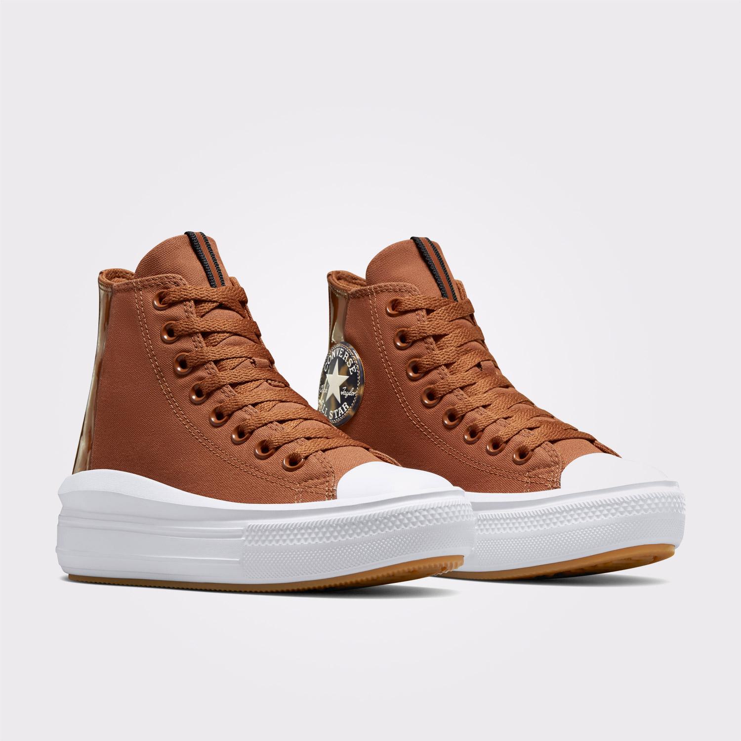 Converse Chuck Taylor All Star Move Platform Tortoise Kadın Kahverengi Sneaker