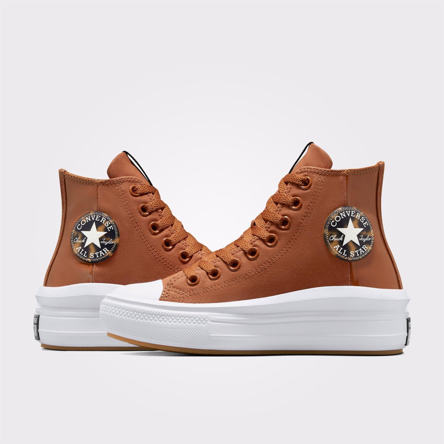 Converse Chuck Taylor All Star Move Platform Tortoise Kadın Kahverengi Sneaker
