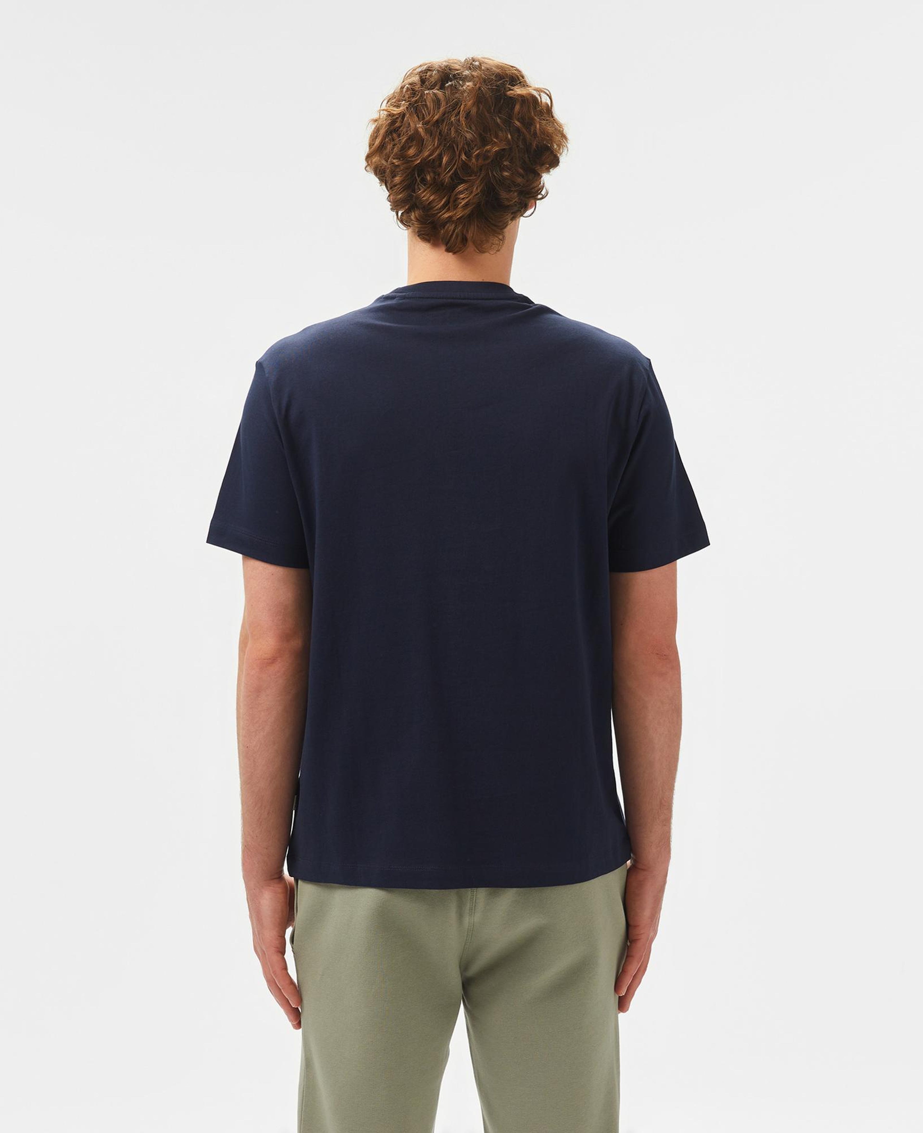 Guess Mid Organic Heavy Erkek Lacivert T-Shirt