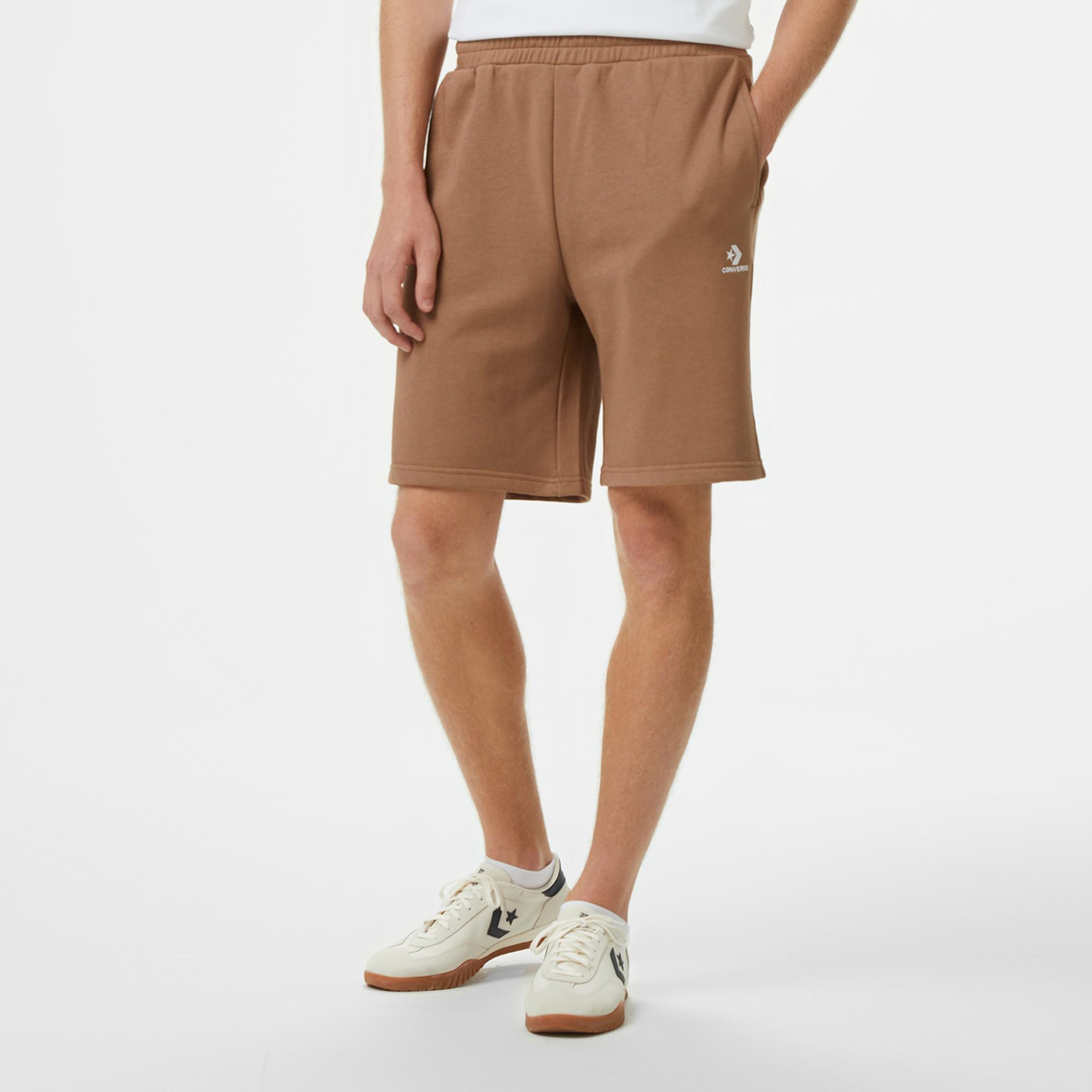 Converse Go-To Unisex Kahverengi Şort