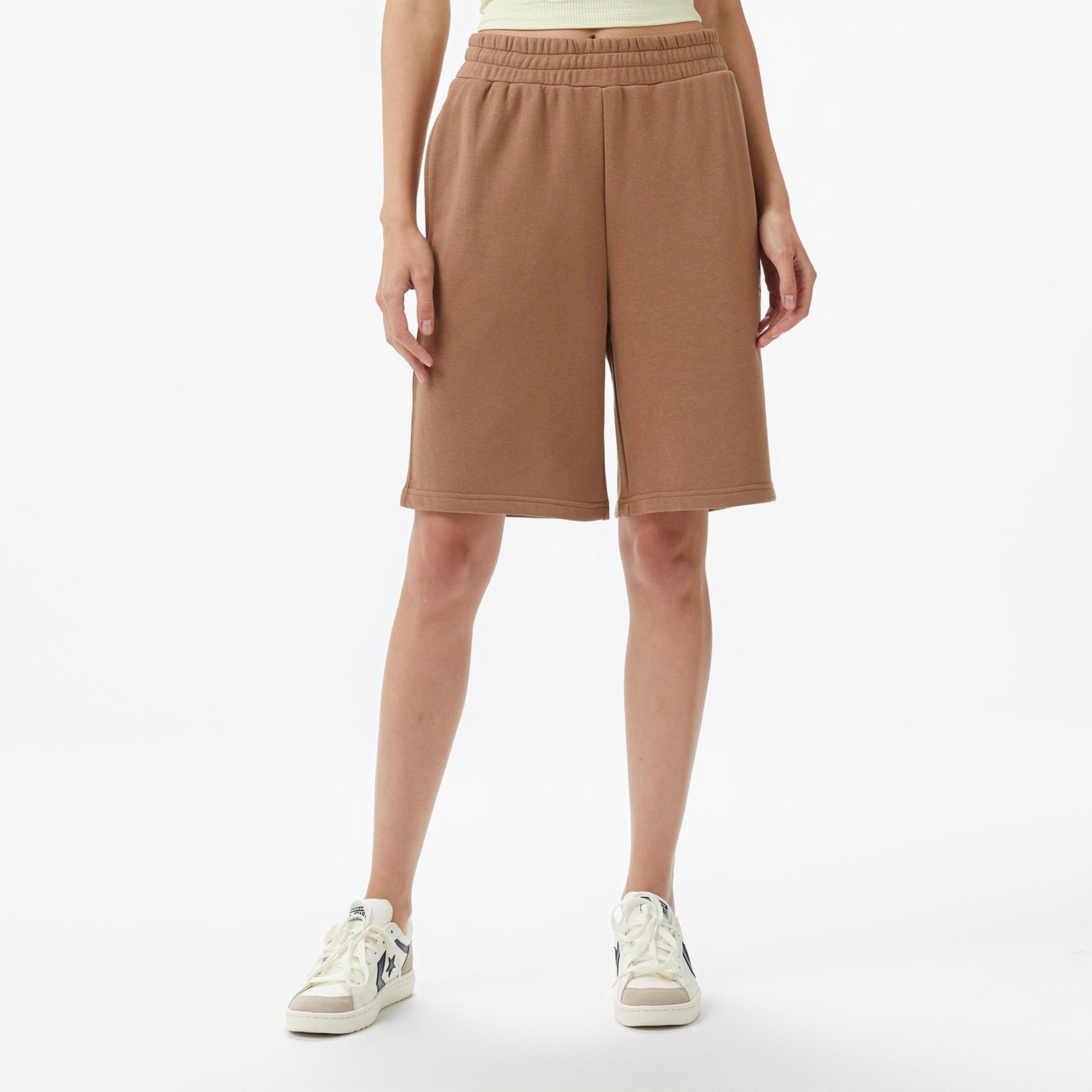 Converse Go-To Unisex Kahverengi Şort