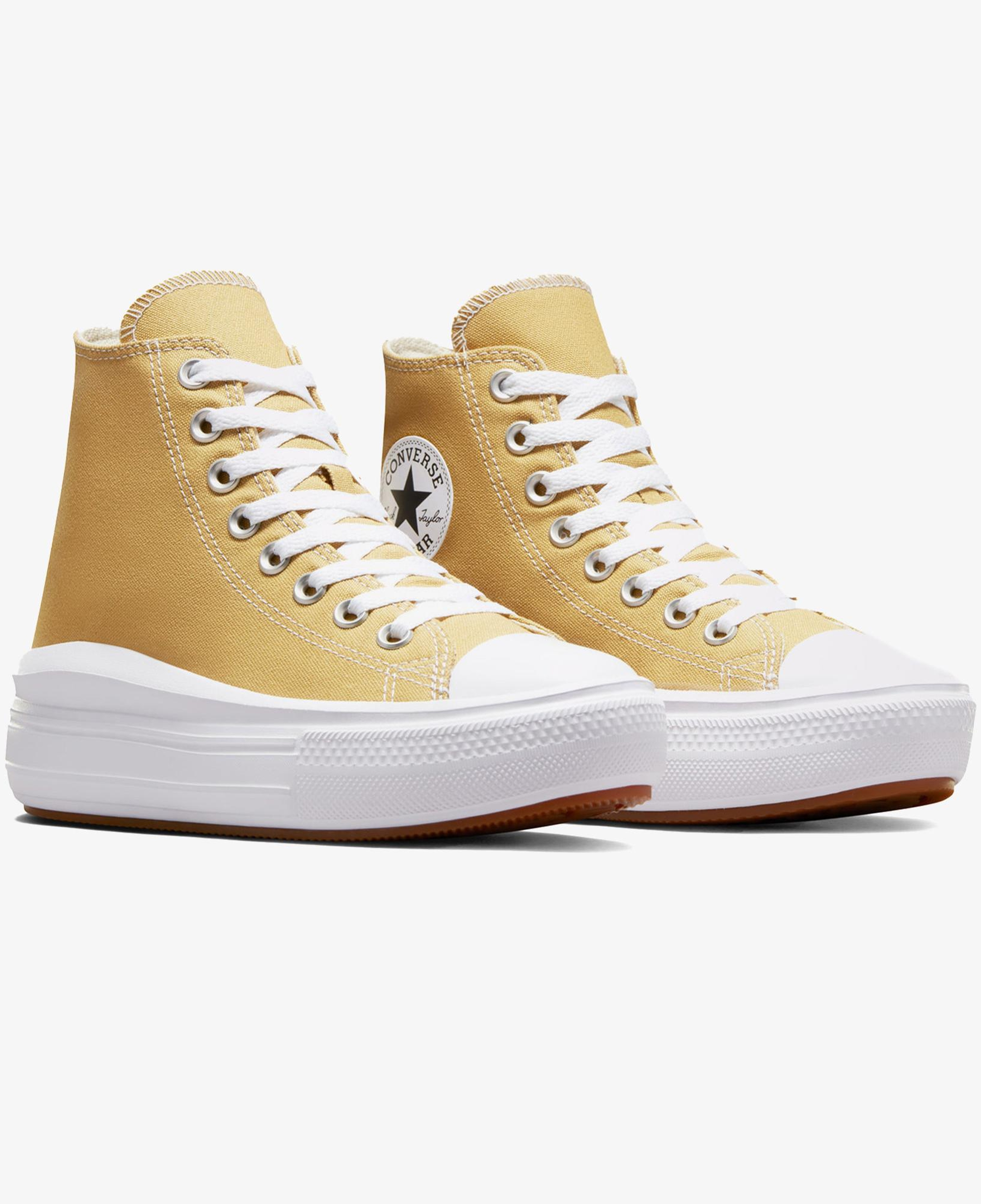 Converse Chuck Taylor All Star Move Platform Seasonal Color Kadın Bej Sneaker