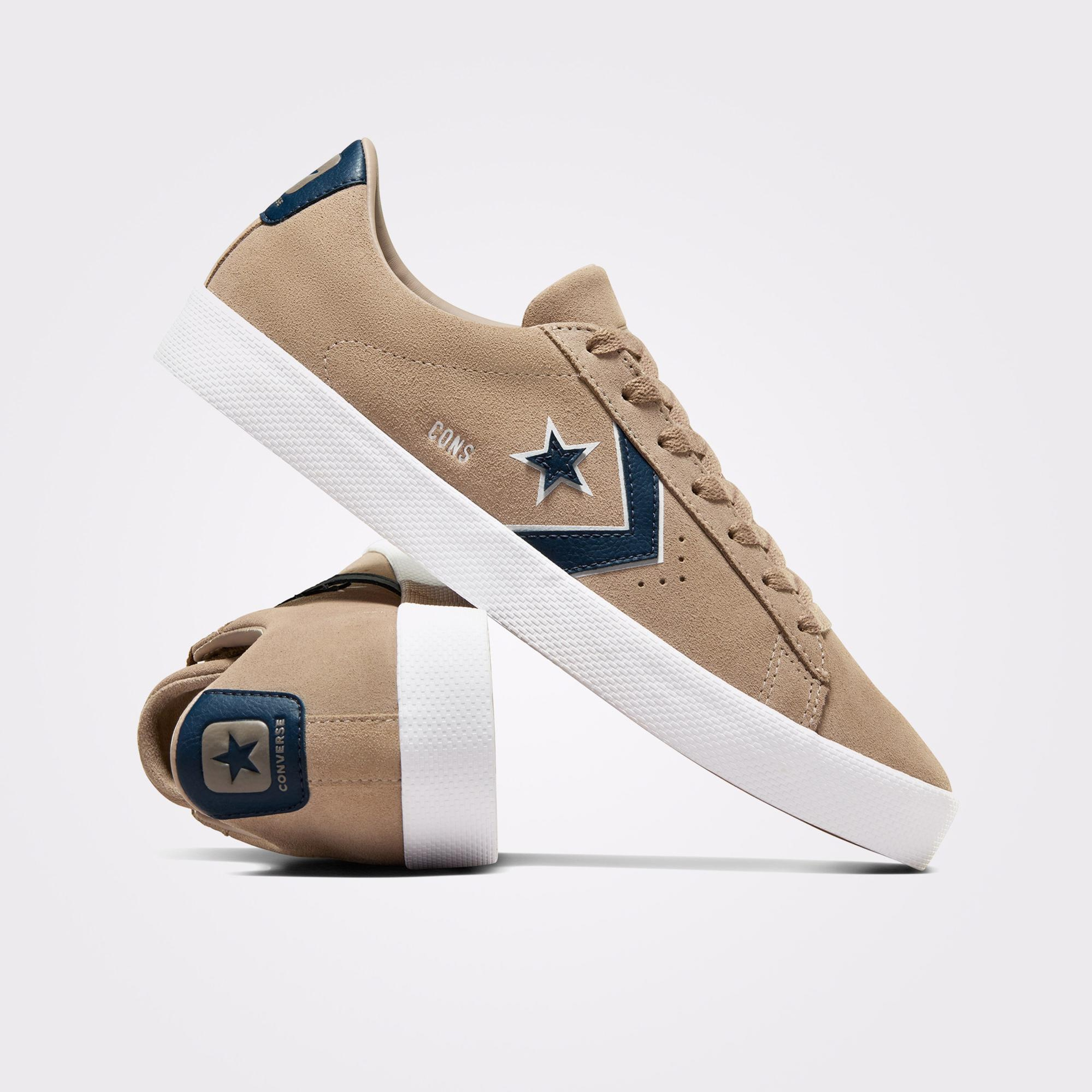 Converse Cons Pl Vulc Pro Classic Unisex Bej Süet Sneaker