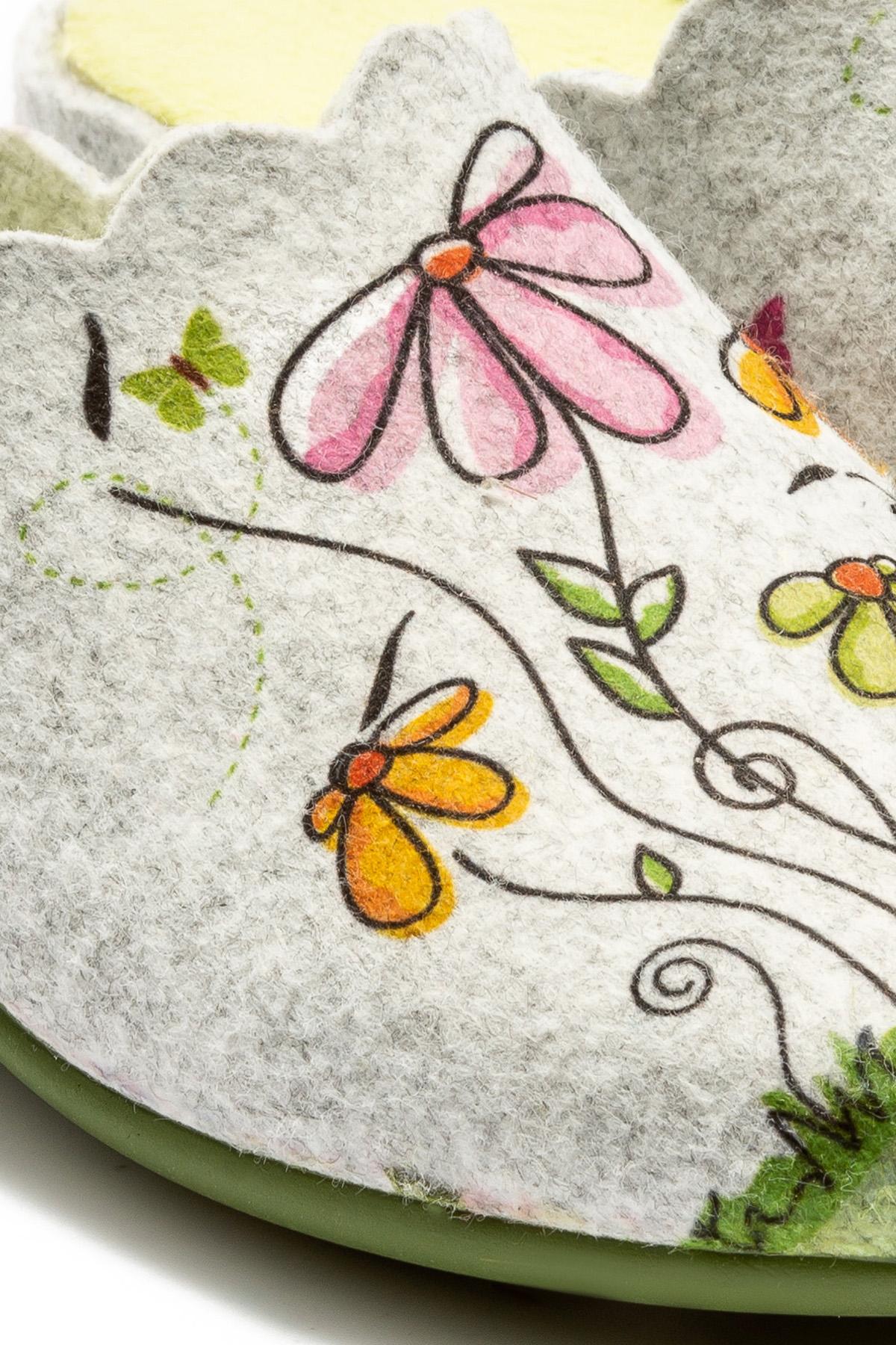 Fiora Kadın Ev Terliği Gri 36/41