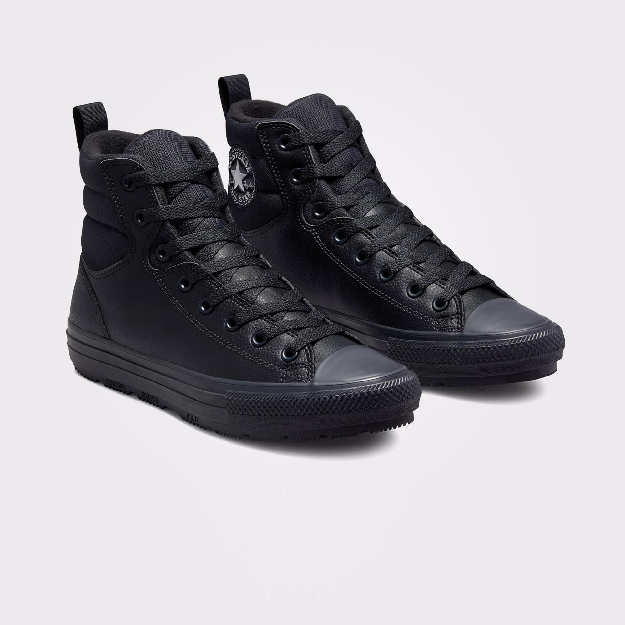 Converse Chuck Taylor All Star Faux Siyah Deri Berkshire Bot