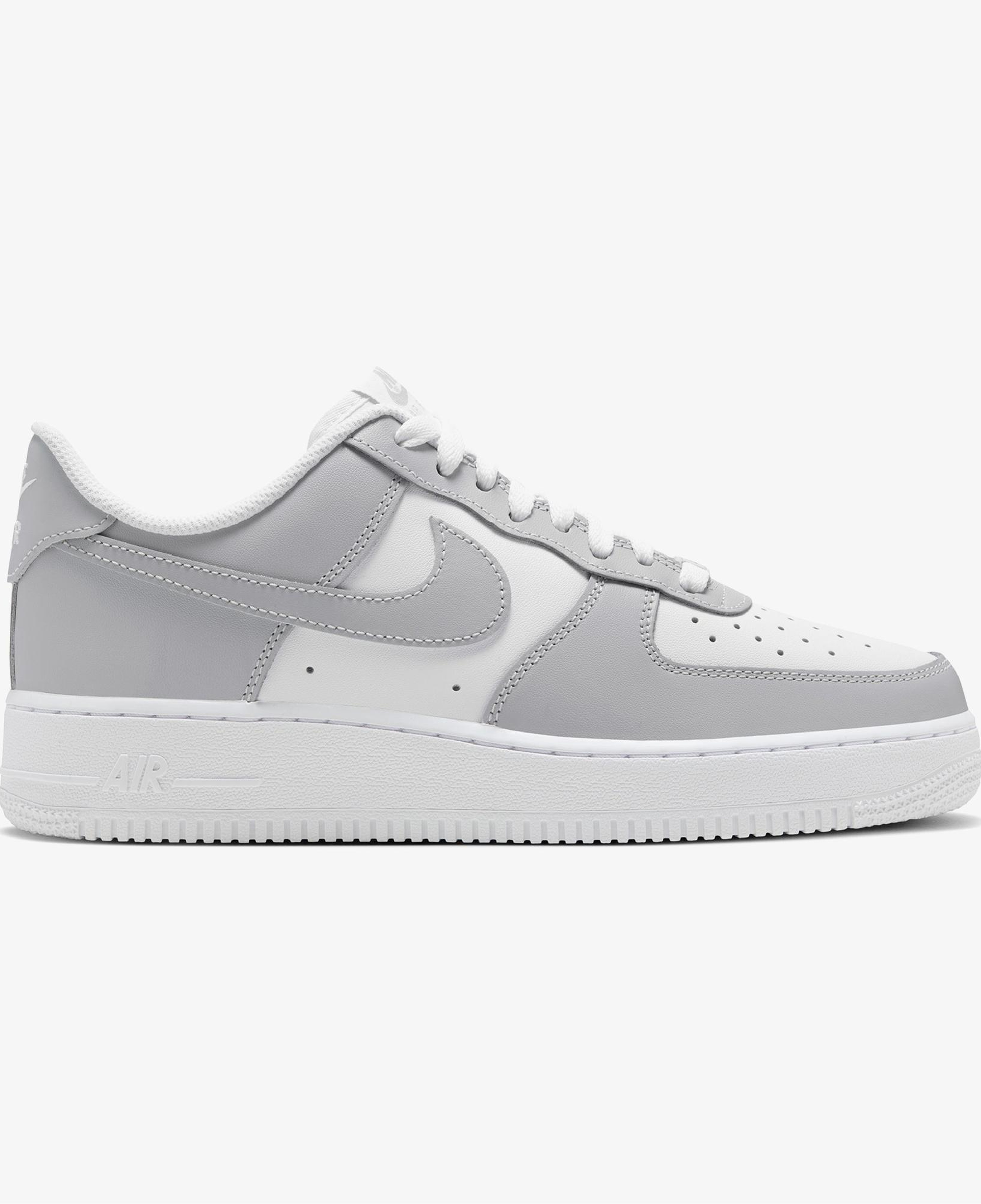 Nike Air Force 1 '07 Erkek Gri Spor Ayakkabı