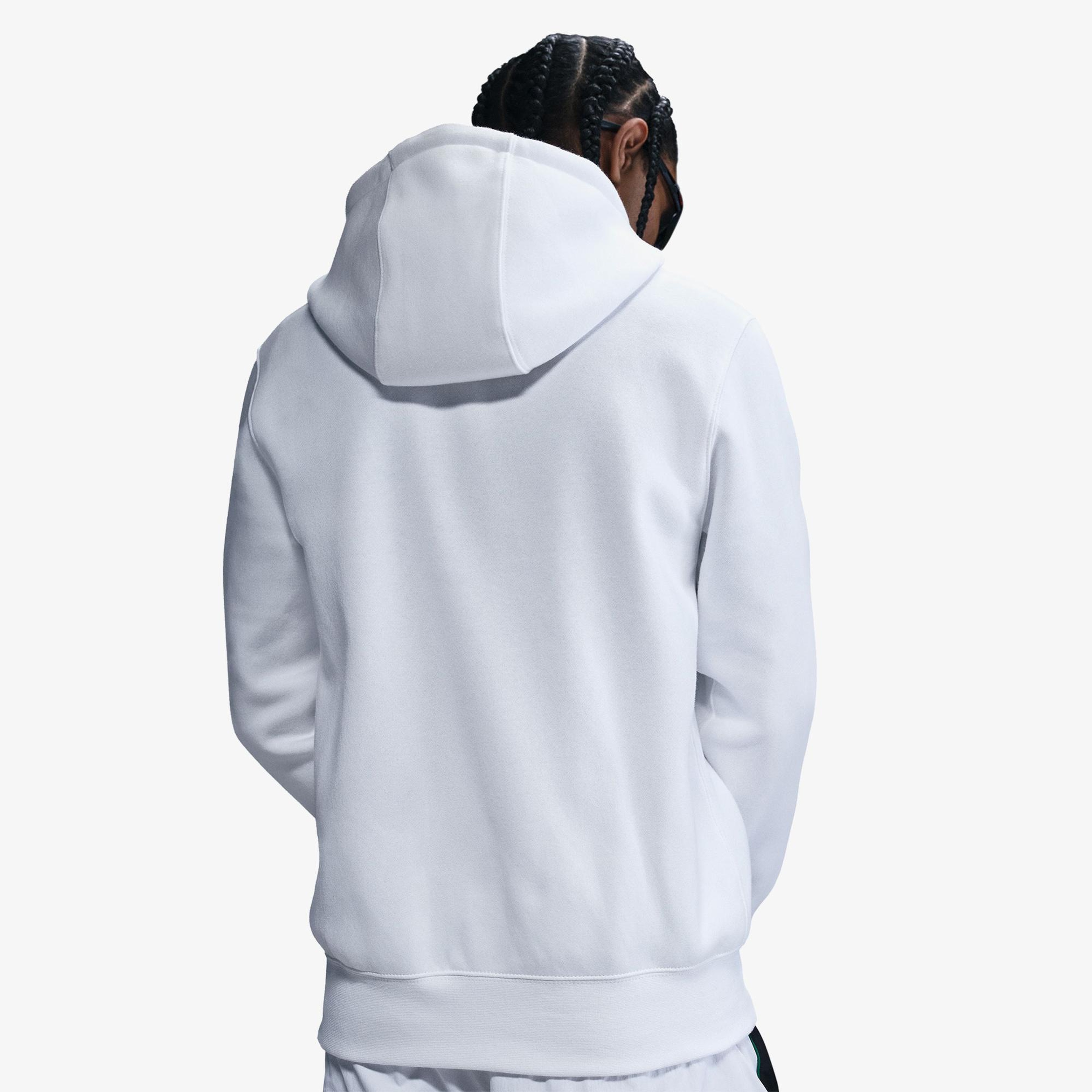 Nike Club Erkek Beyaz Hoodie