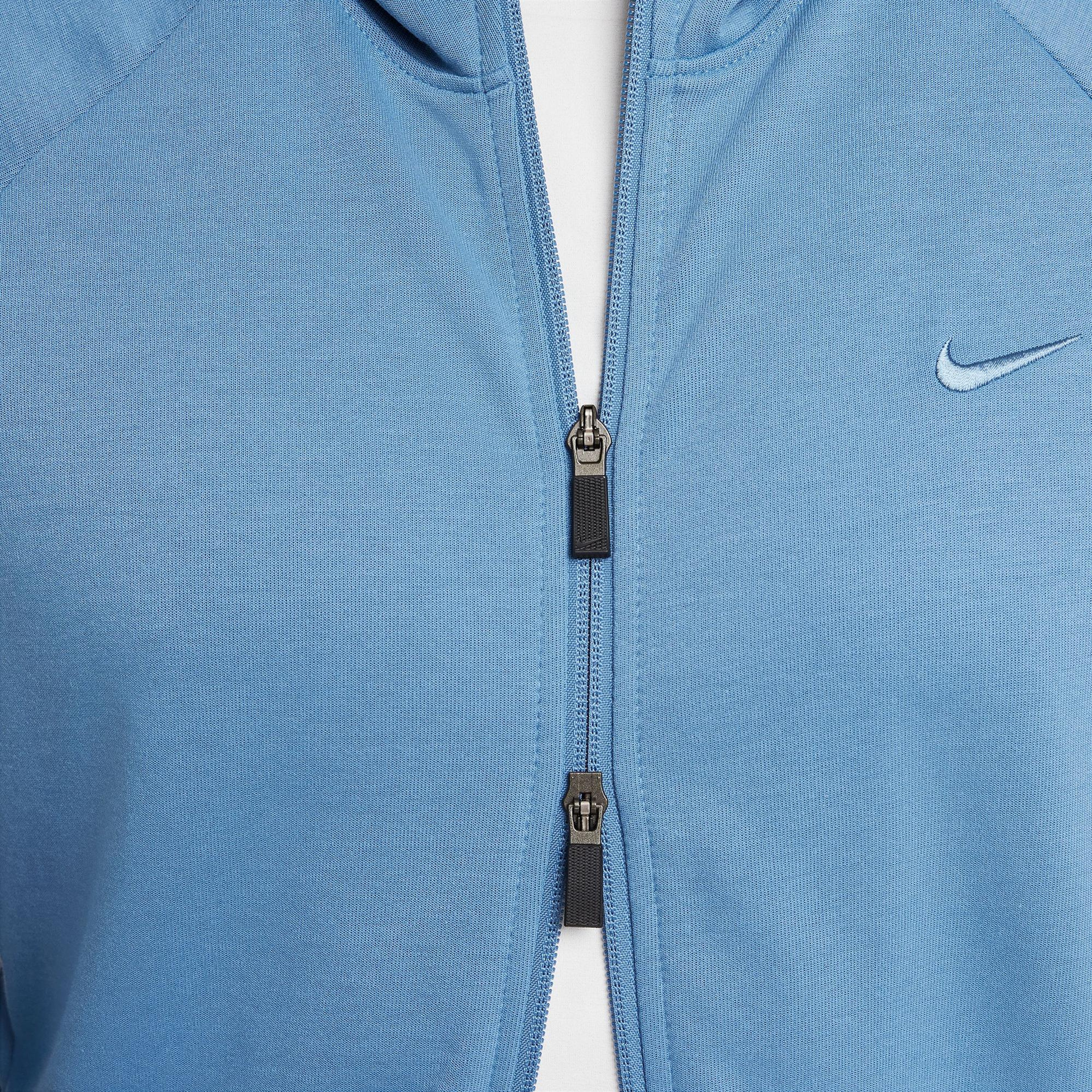 Nike Dri-Fit Primary Fleece Erkek Mavi Hoodie