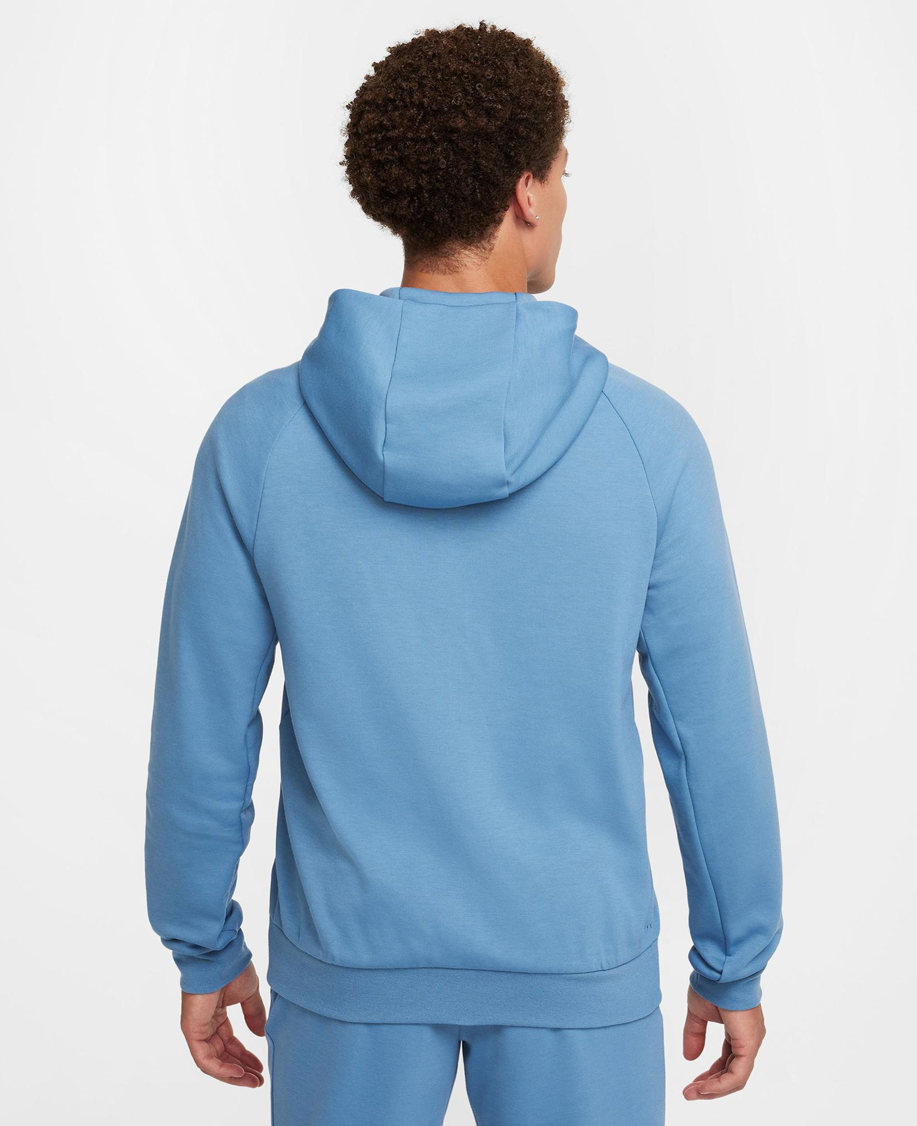 Nike Dri-Fit Primary Fleece Erkek Mavi Hoodie