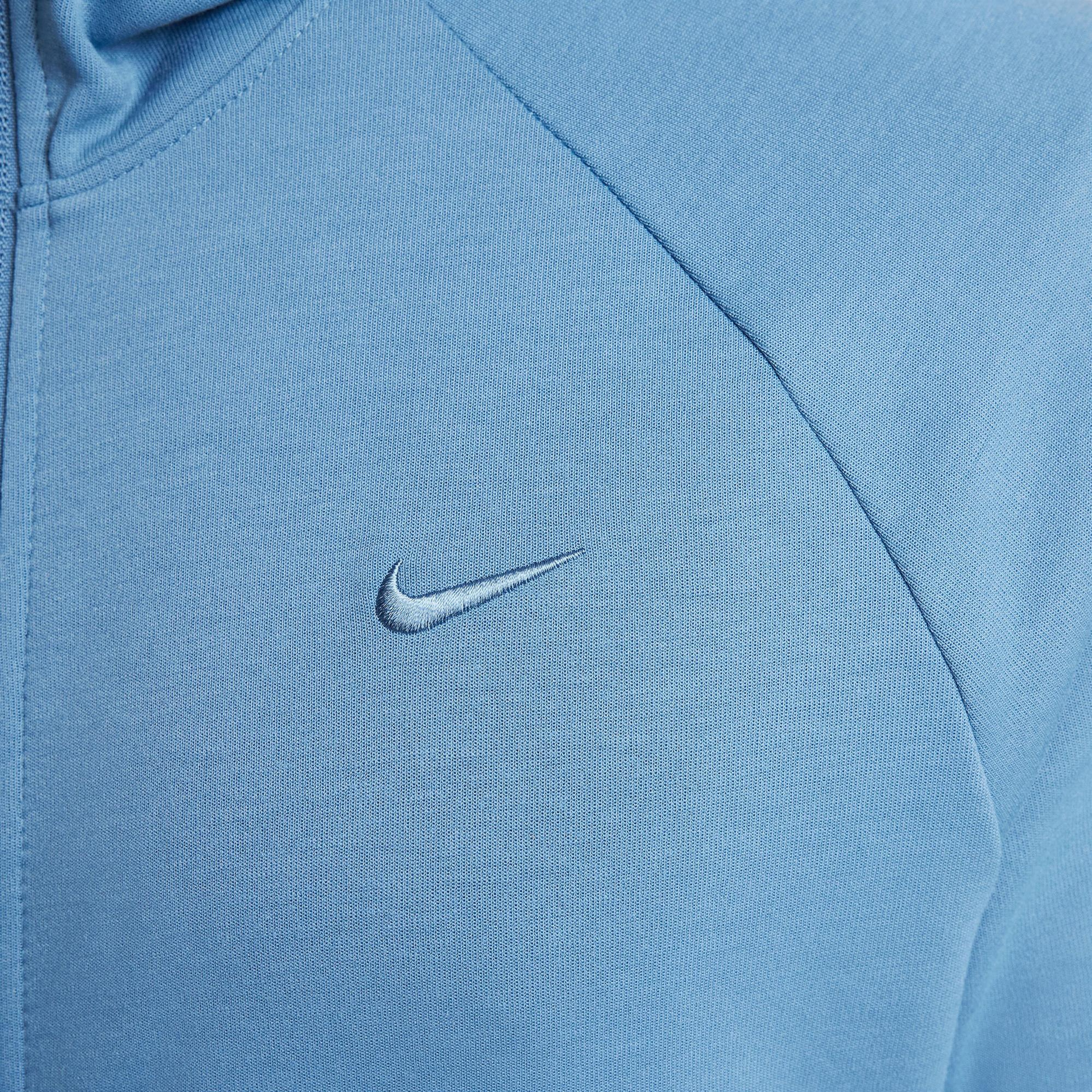 Nike Dri-Fit Primary Fleece Erkek Mavi Hoodie