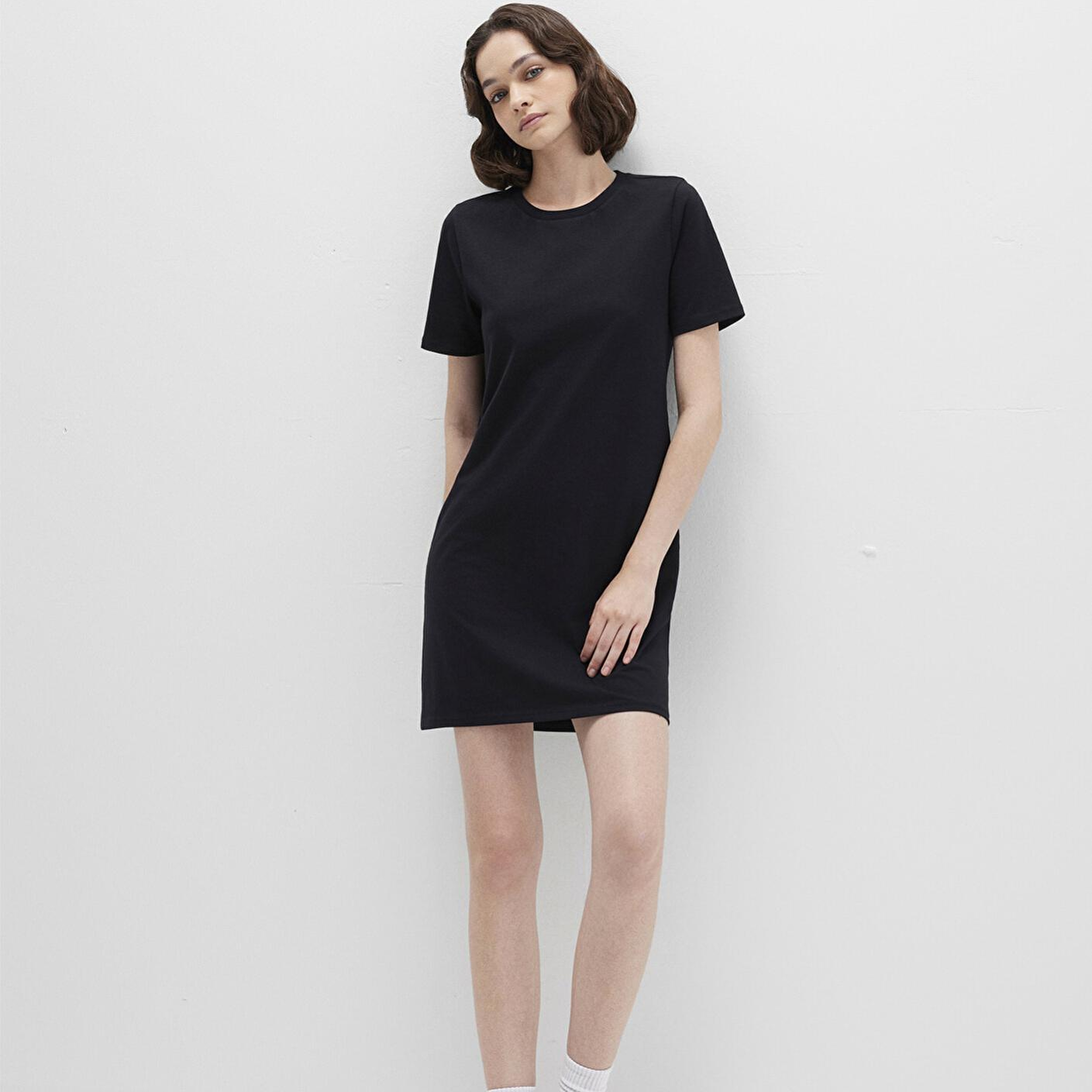 Mavi Siyah Mini Elbise 1310773-900