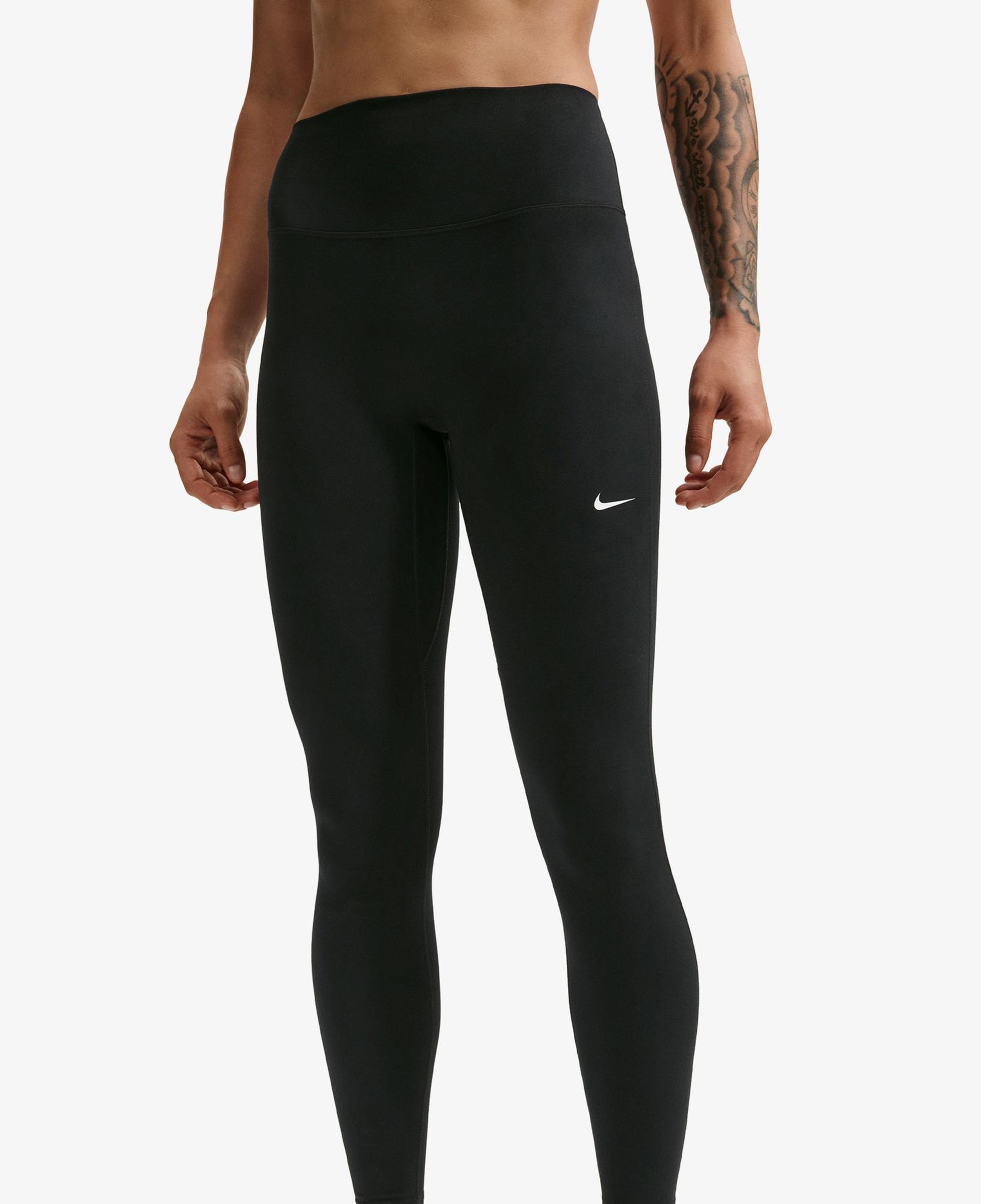 Nike Dri-Fit One Seamless Front Yüksek Belli Kadın Siyah Tayt