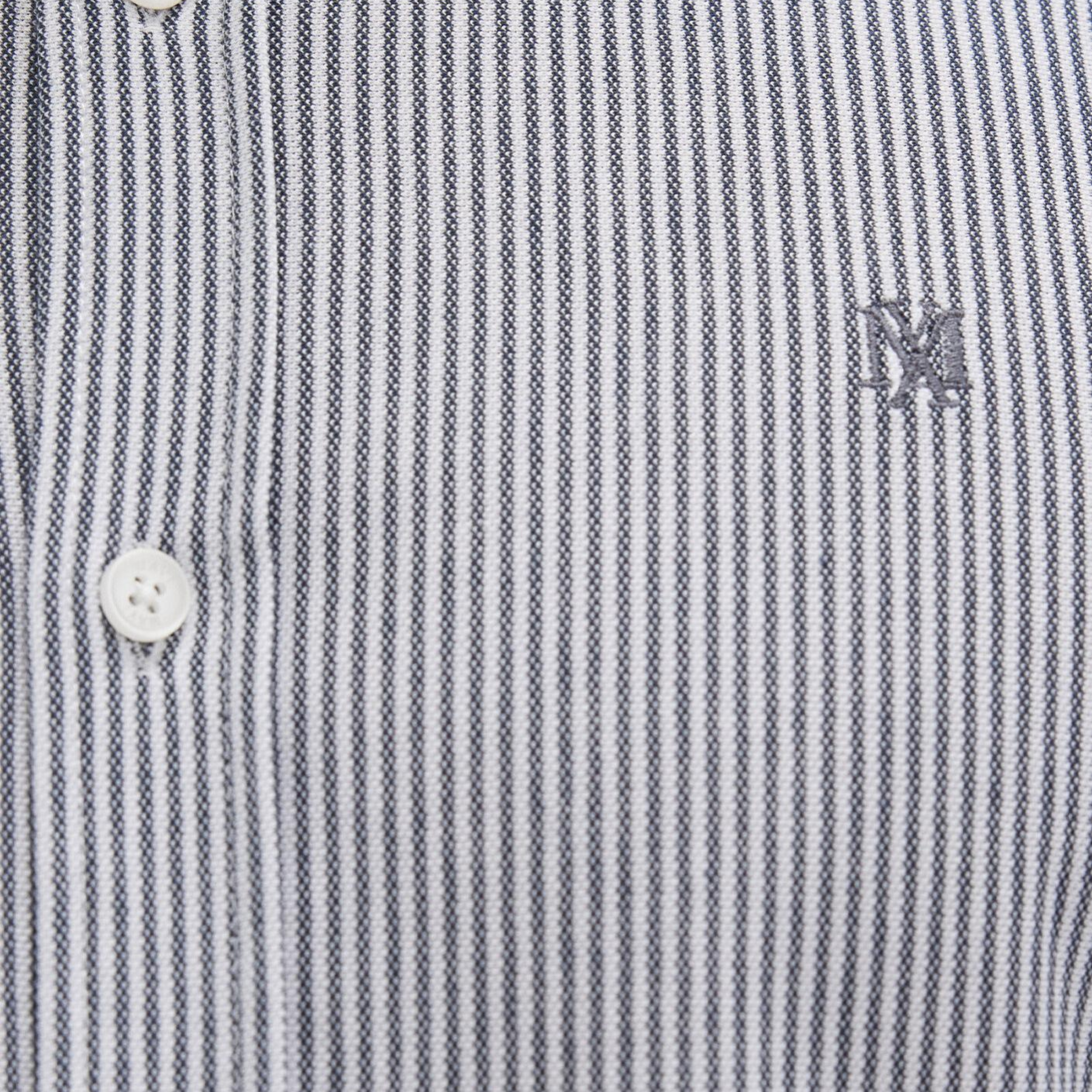 Mavi Çizgili Lacivert Gömlek Slim Fit / Dar Kesim 0211402-91331