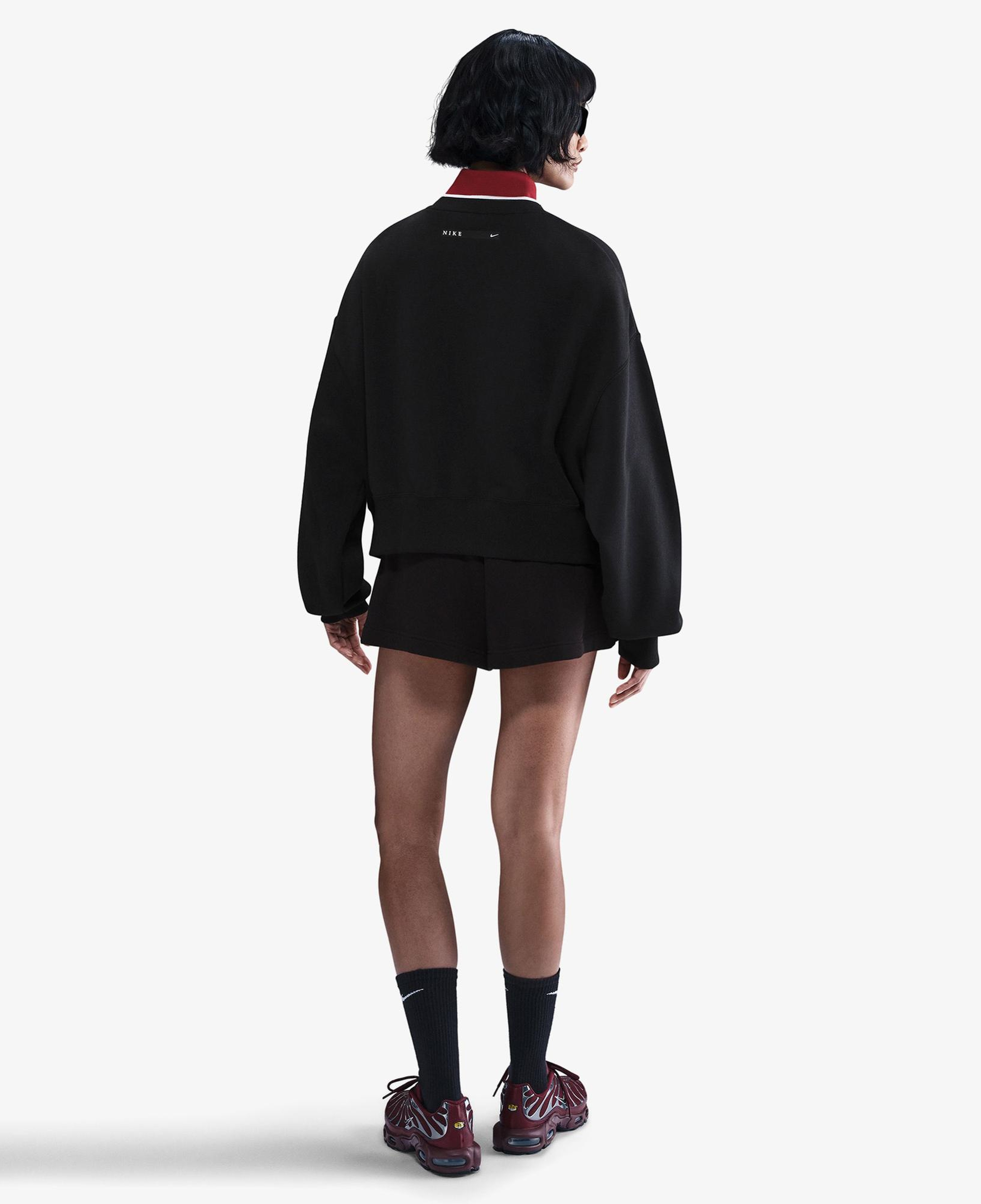 Nike Sportswear Phoenix Fleece Kadın Siyah Sweatshirt