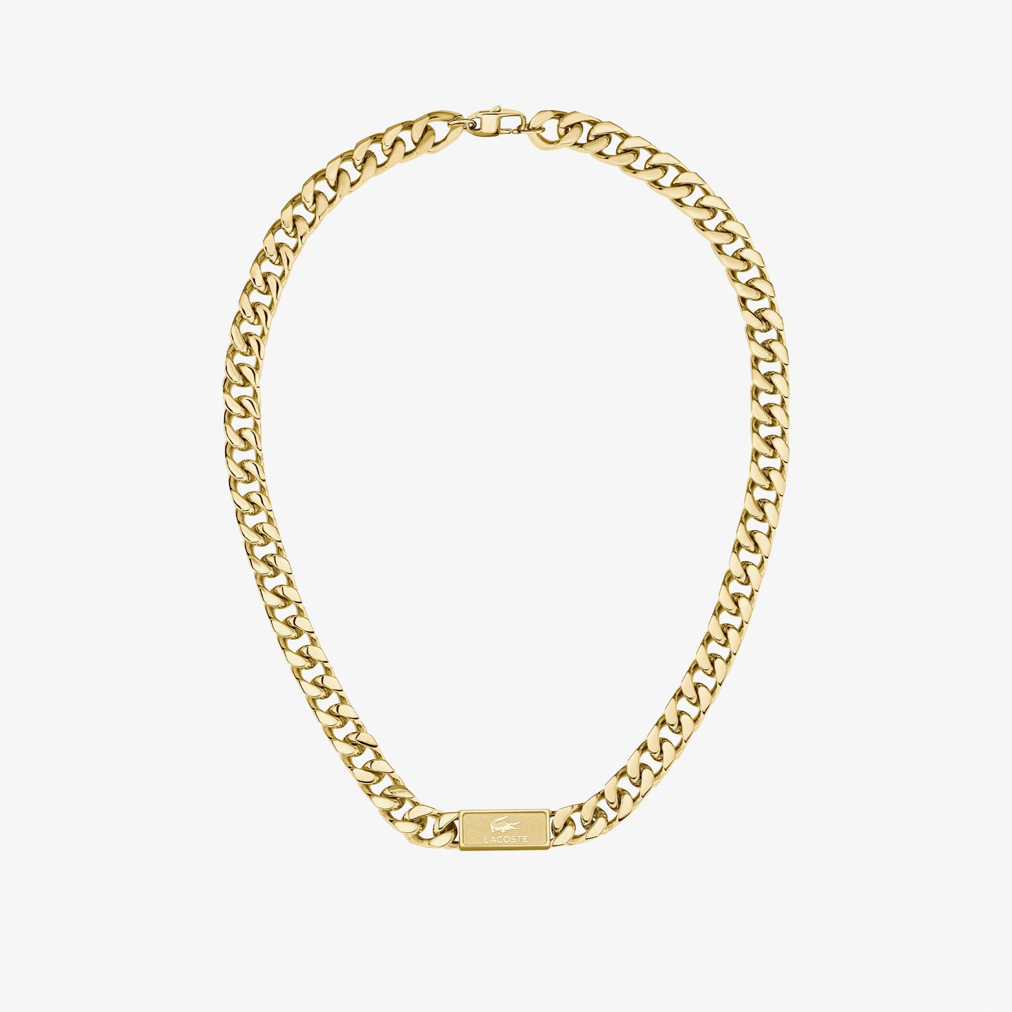 Lacoste Erkek Sarı Kolye