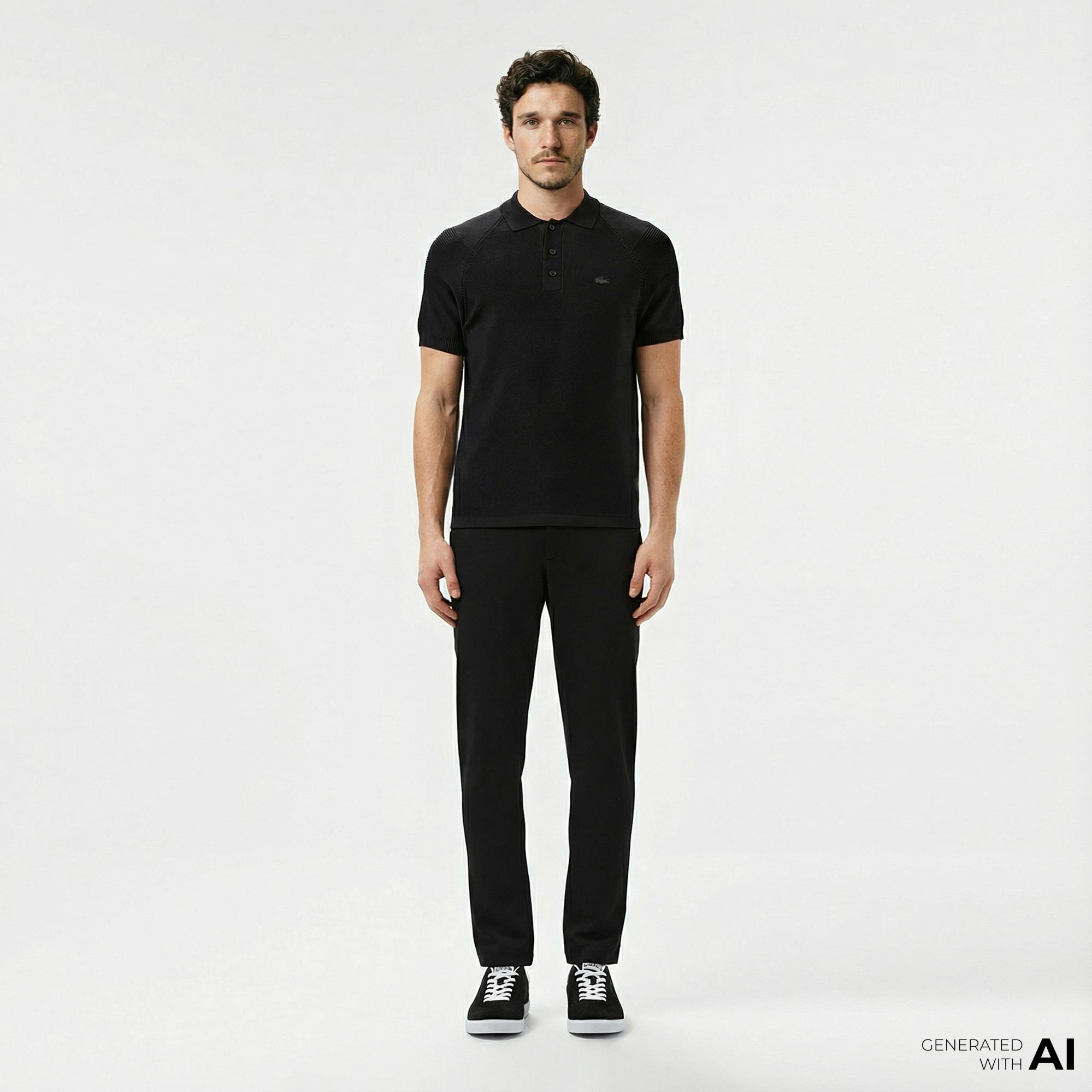 Lacoste Erkek Regular Fit Siyah Pantolon