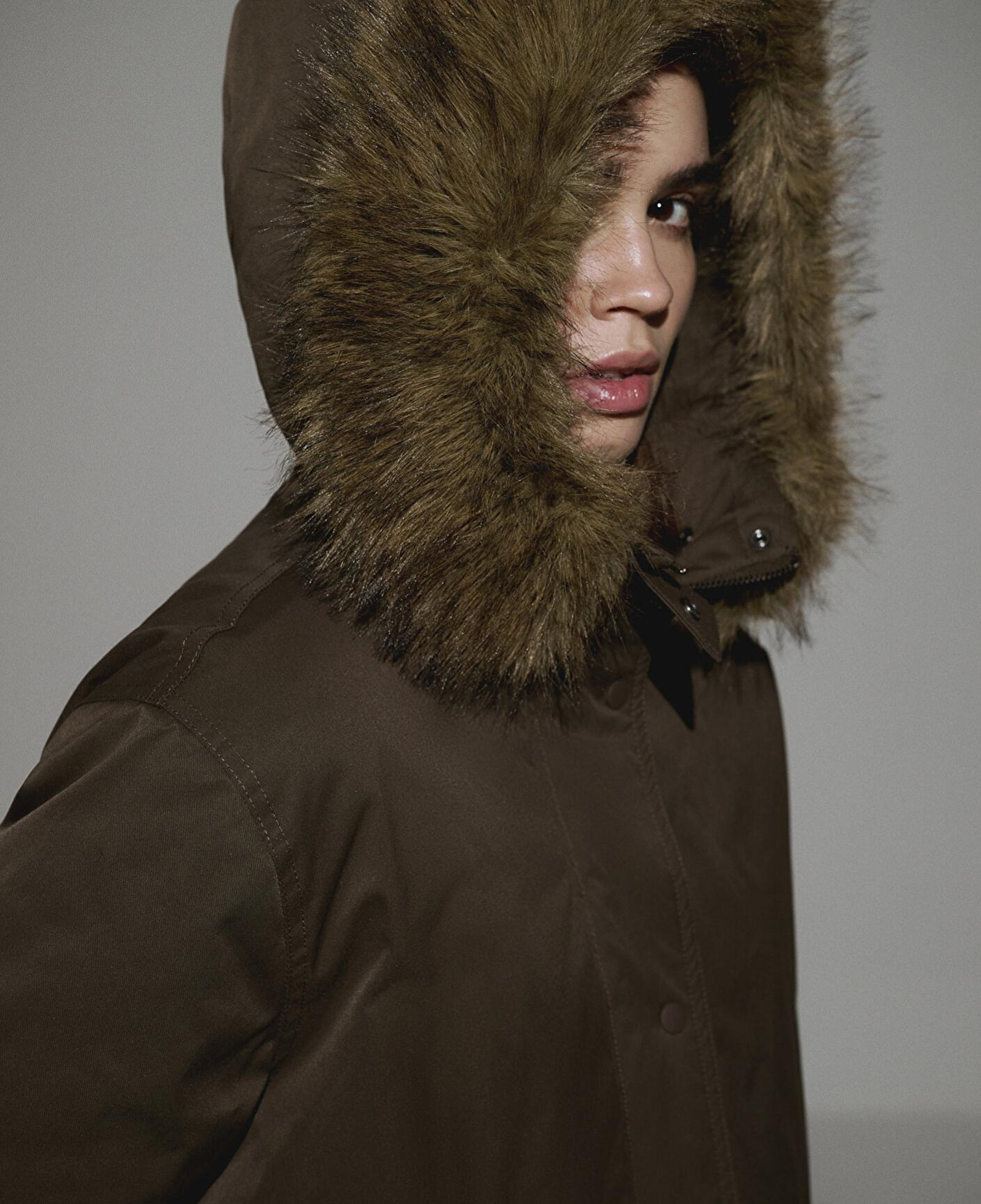Mavi Su İtici Yeşil Parka Oversize / Geniş Kesim 1110712-71541