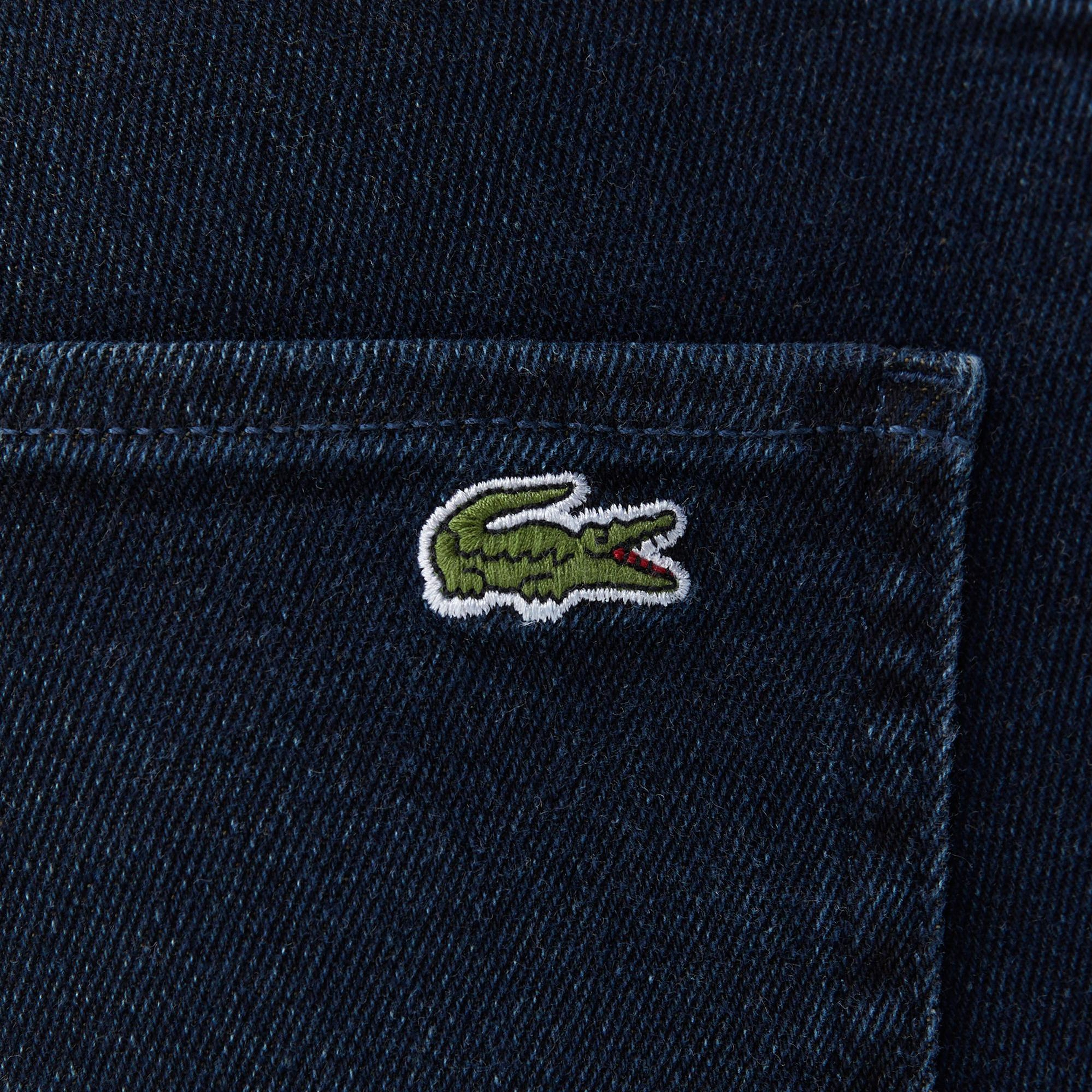 Lacoste Erkek Slim Fit Lacivert Jean Pantolon