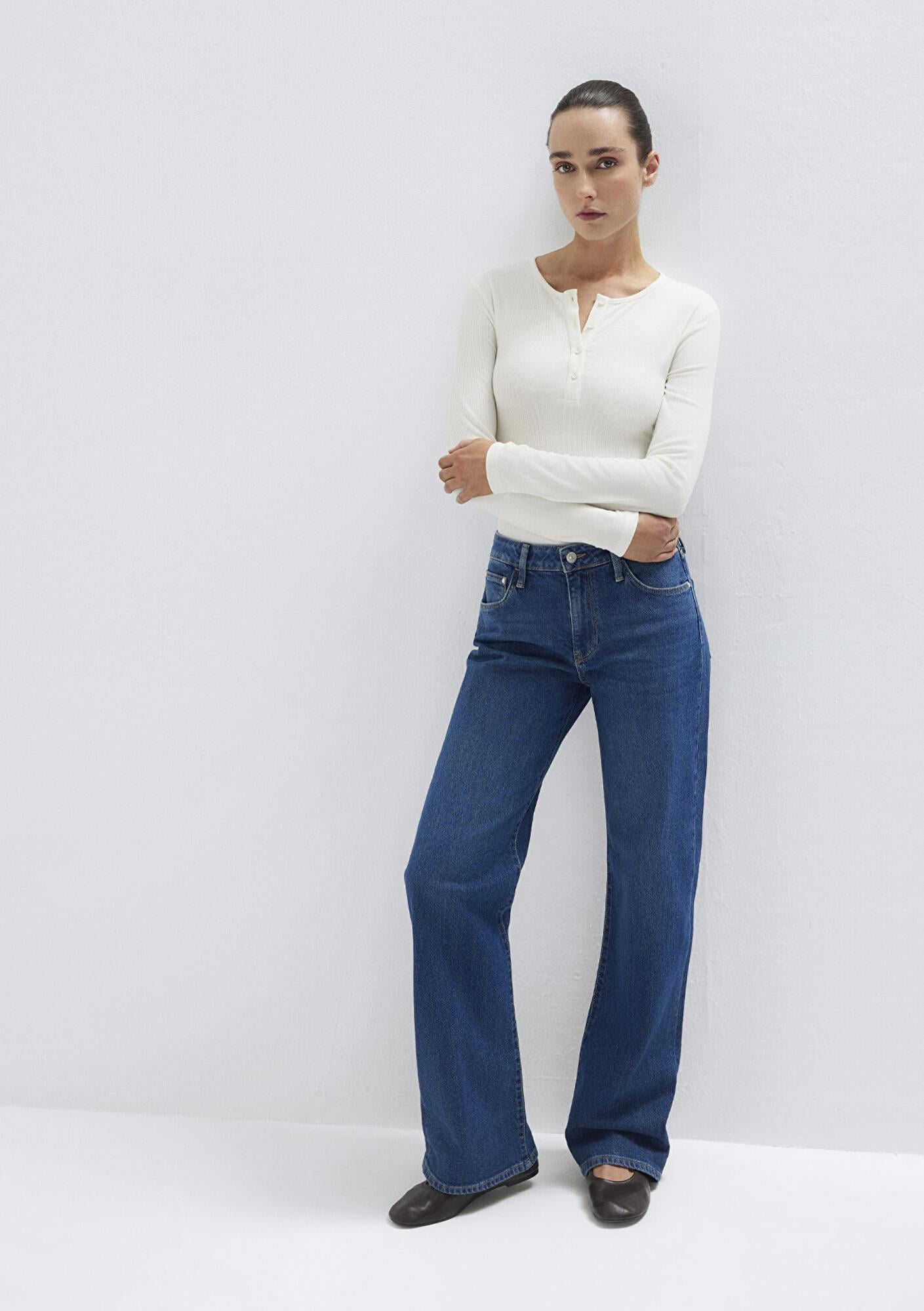 Mavi İbiza Real Blue Gölgeli Koyu Mavi Jean Pantolon 1010530-90504
