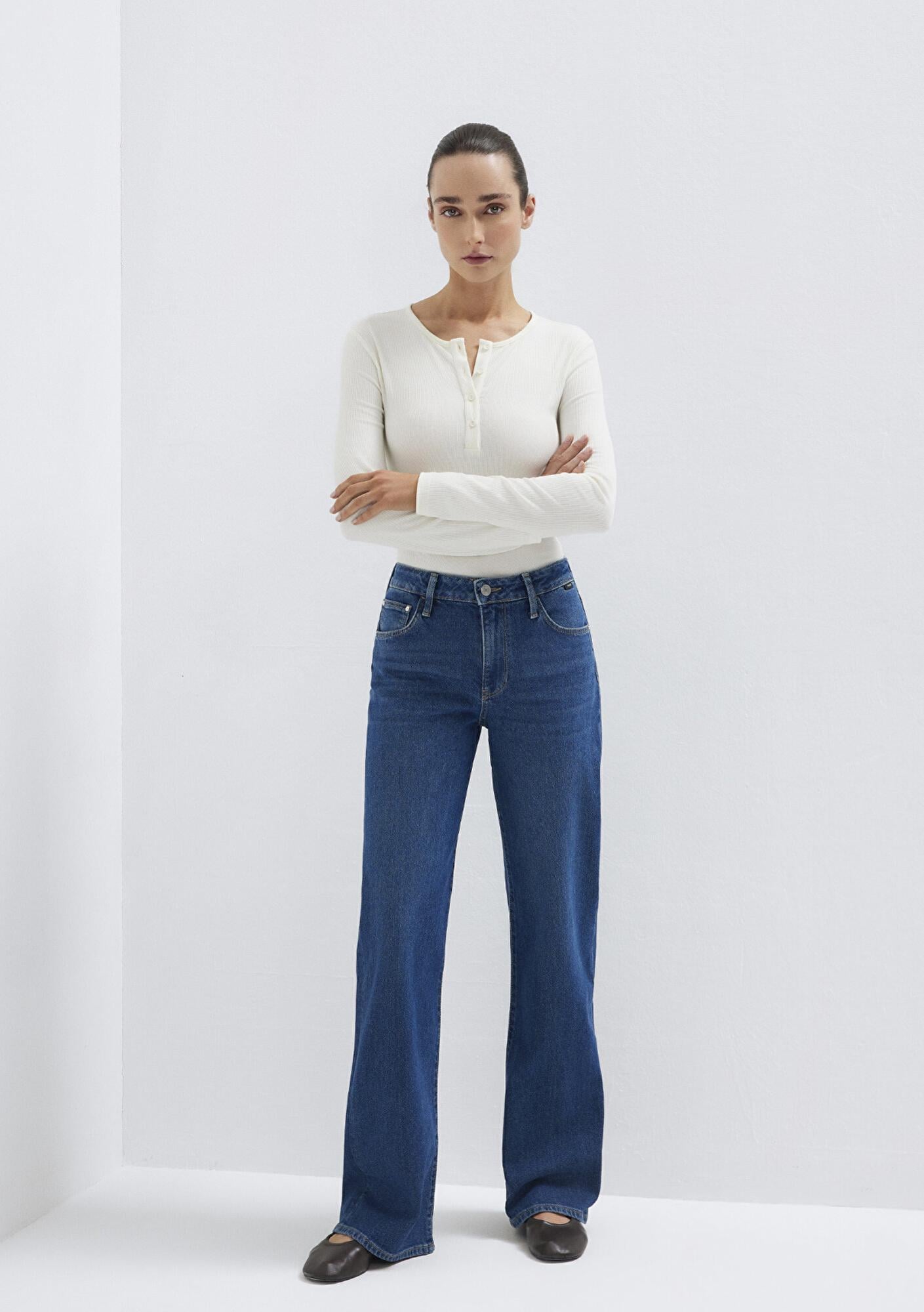 Mavi İbiza Real Blue Gölgeli Koyu Mavi Jean Pantolon 1010530-90504