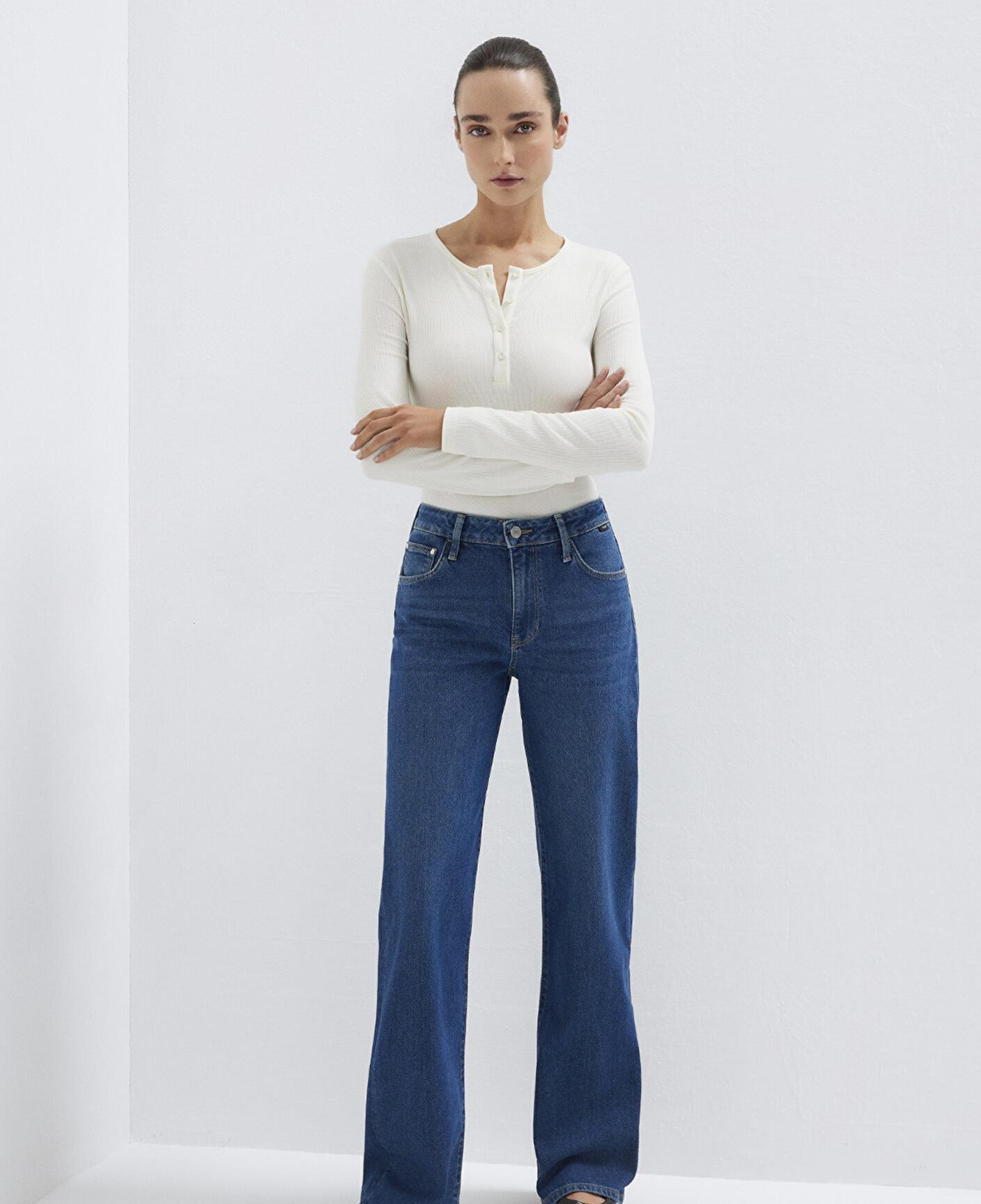 Mavi İbiza Real Blue Gölgeli Koyu Mavi Jean Pantolon 1010530-90504