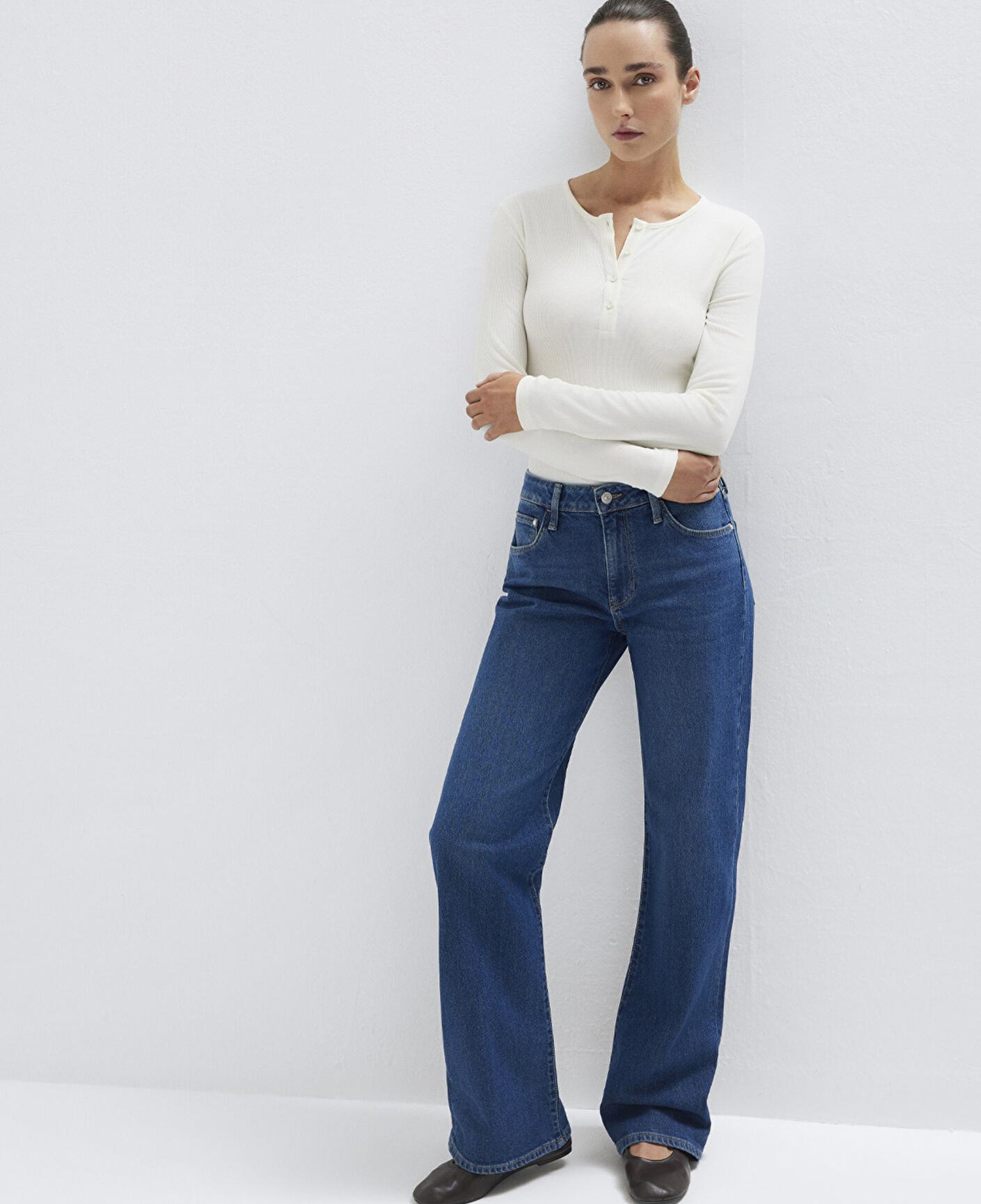 Mavi İbiza Real Blue Gölgeli Koyu Mavi Jean Pantolon 1010530-90504
