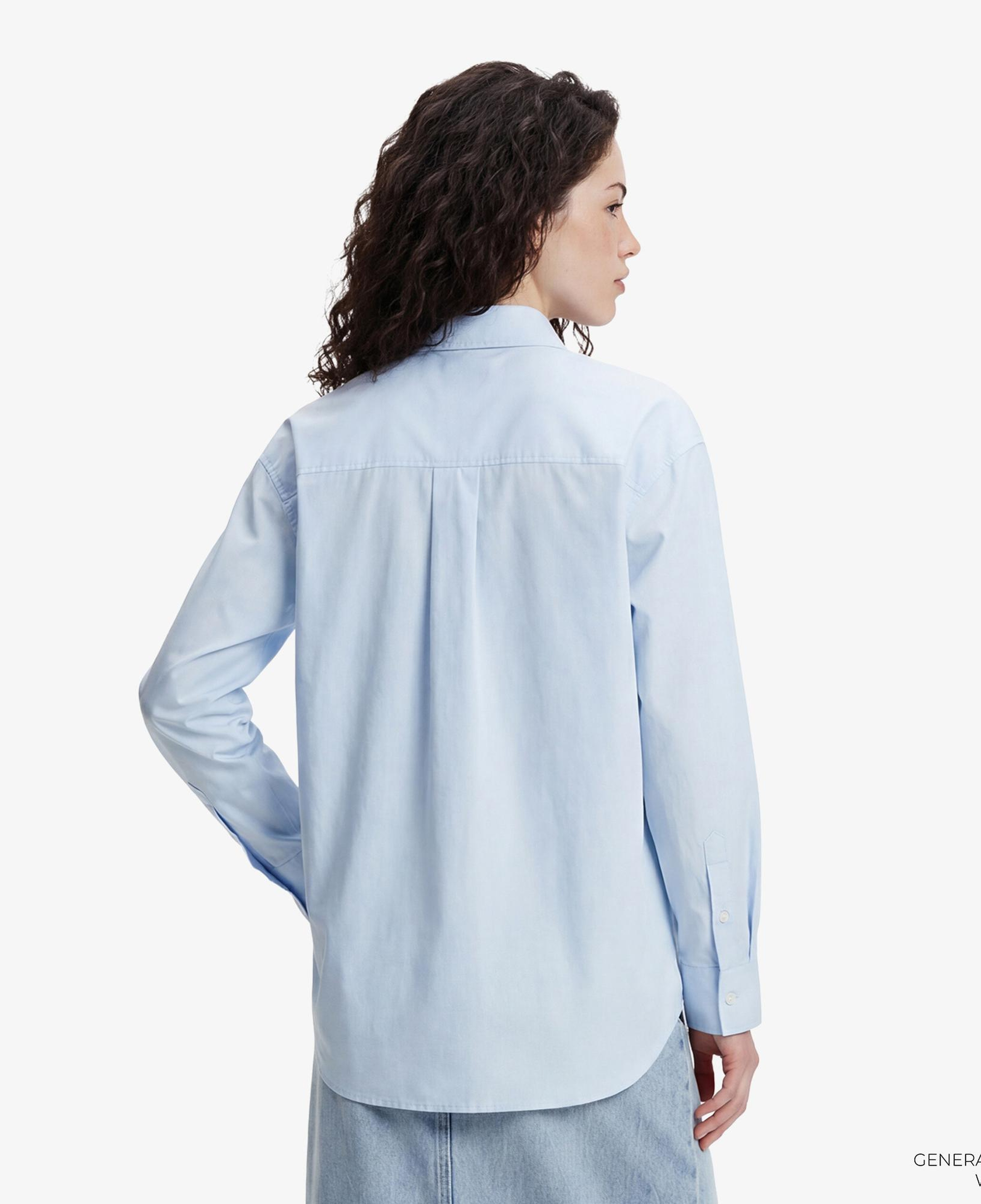 Calvin Klein Poplin Relaxed Kadın Gri Gömlek