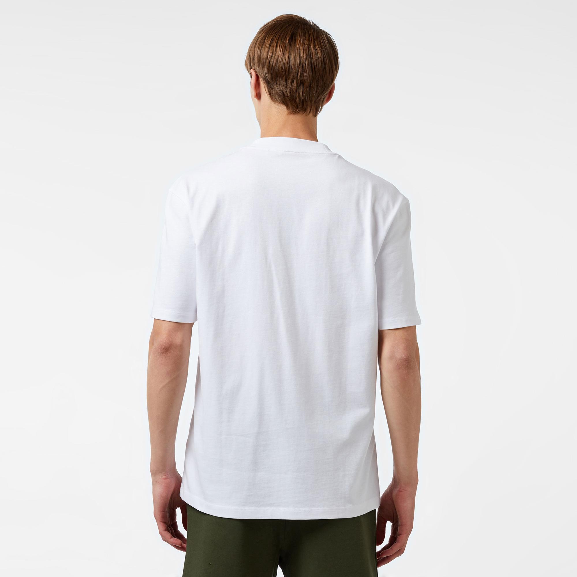 Hugo Dapolino Erkek Beyaz T-Shirt