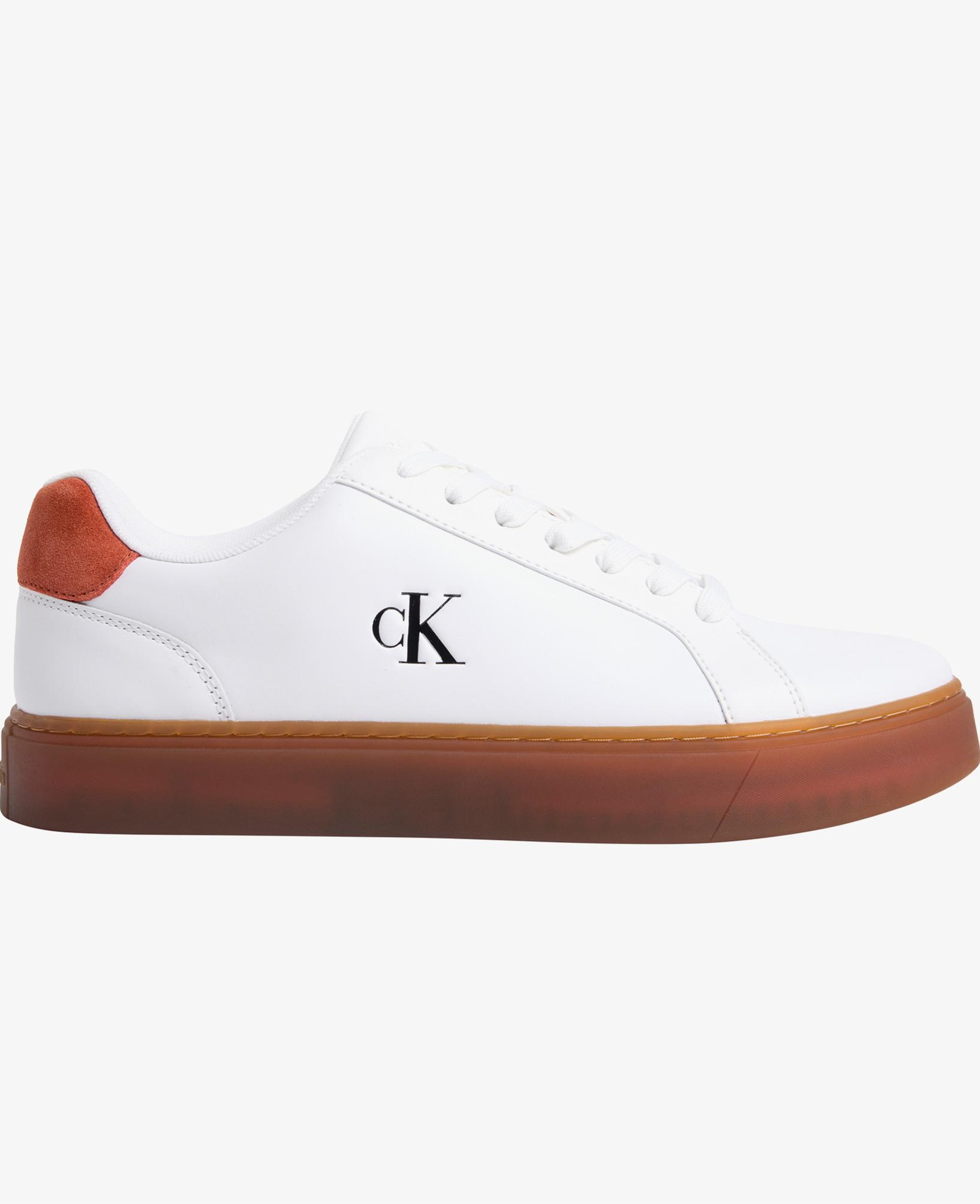 Calvin Klein Classic Cupsole Laceup Erkek Beyaz Sneaker