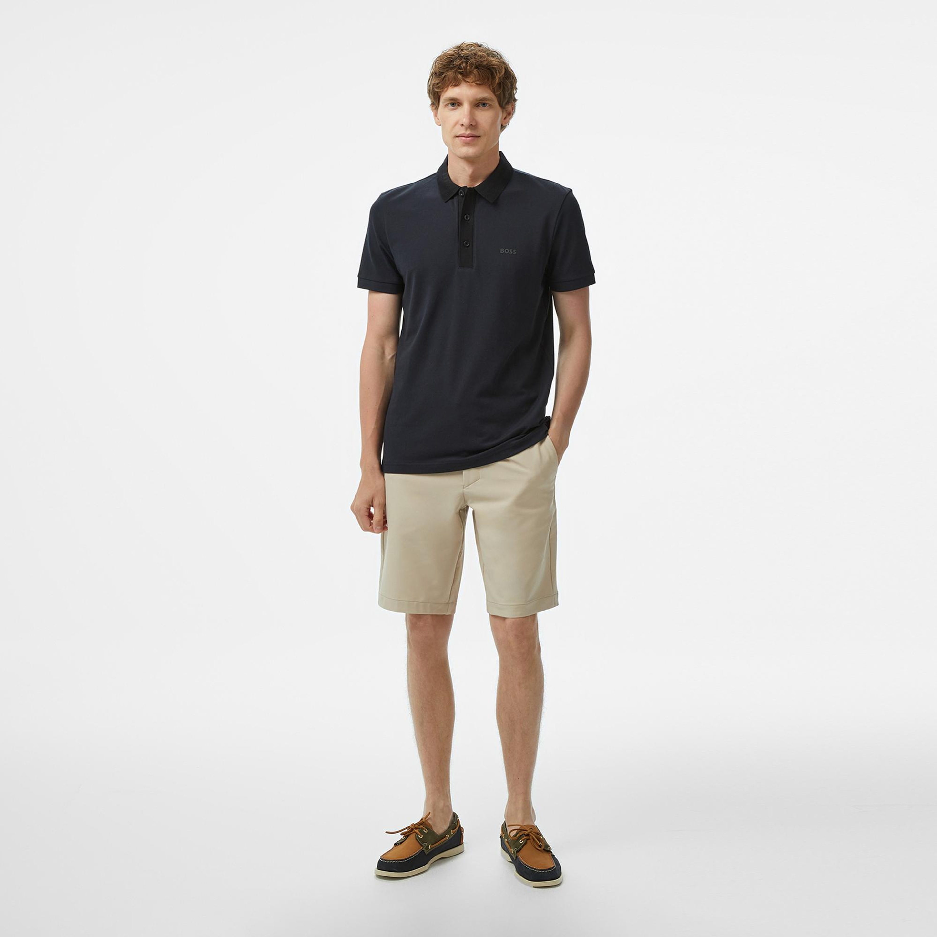 Boss Paule Erkek Lacivert Polo